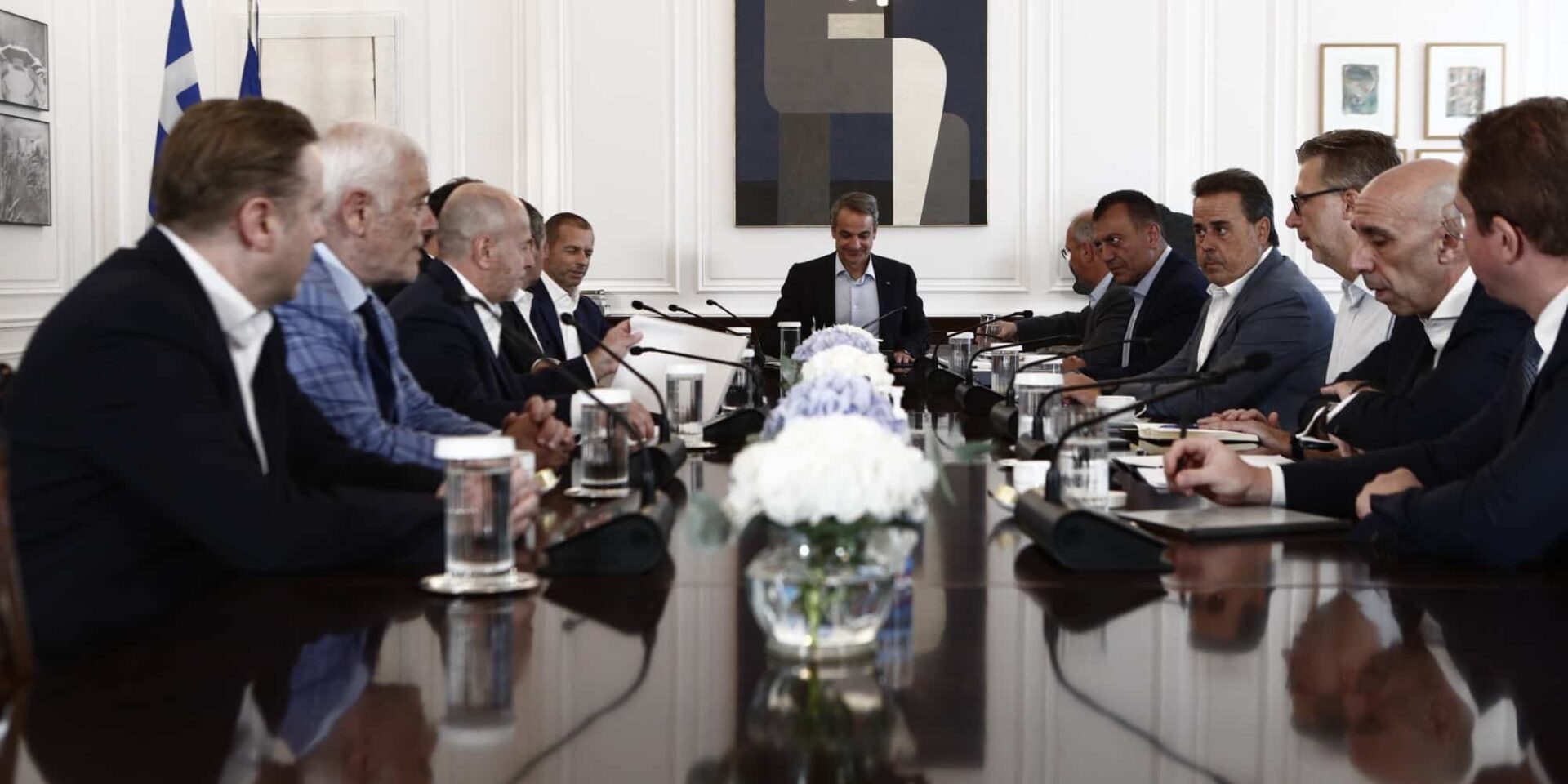 Η σύσκεψη που πραγματοποιήθηκε στο Μαξίμου