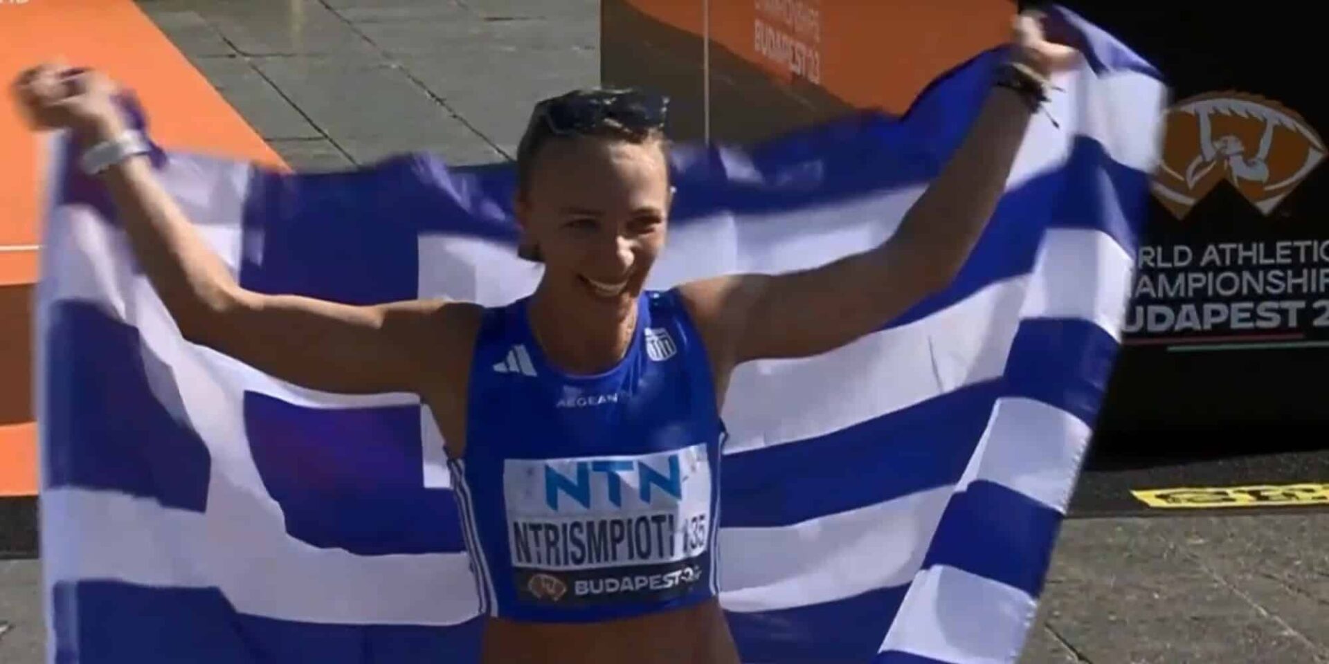 H Αντιγόνη Ντρισμπιώτη πανηγυρίζει