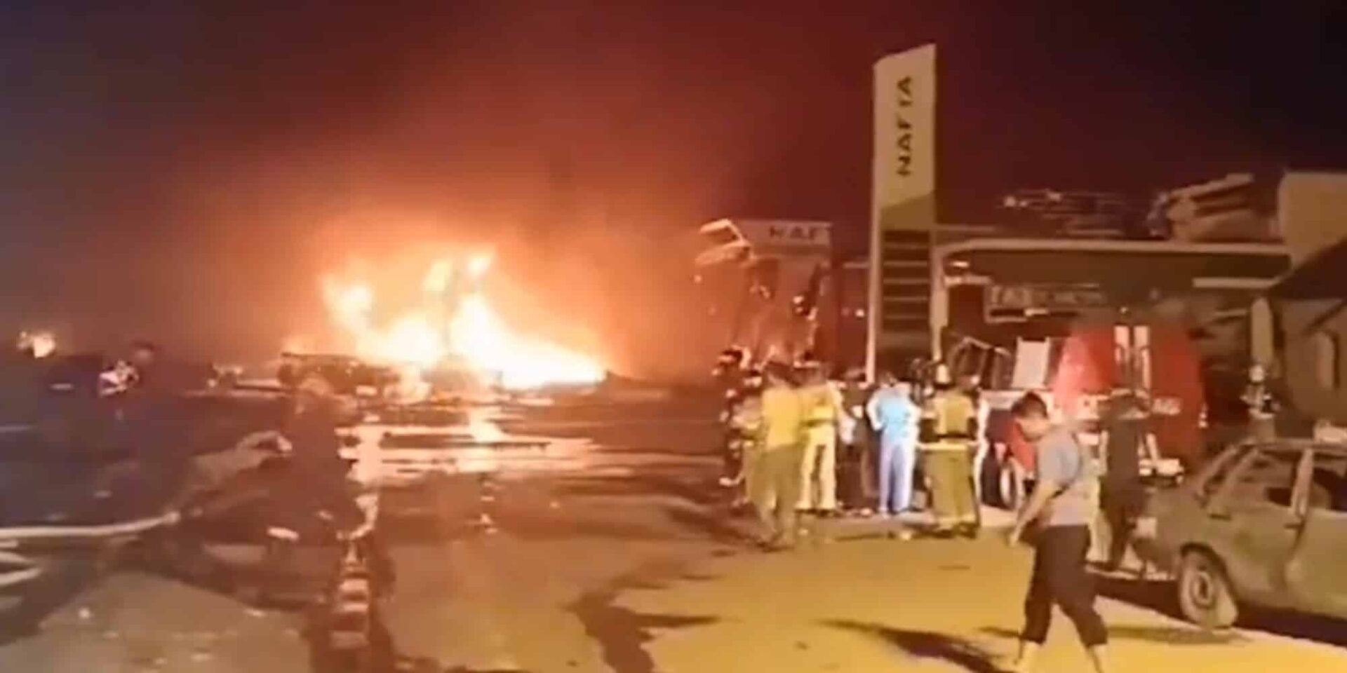 Εικόνα από το σημείο της τραγωδίας στη Ρωσία