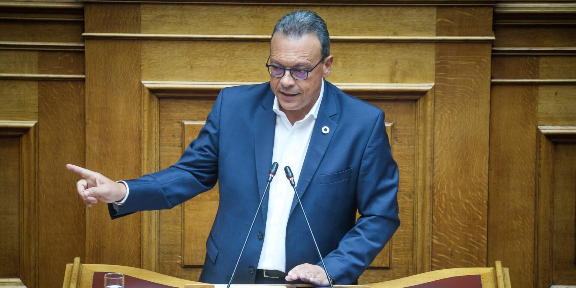 Ο Σωκράτης Φάμελλος στην Ολομέλεια της Βουλής
