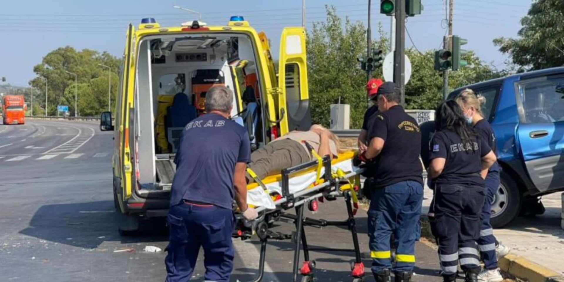 Εικόνα από το τροχαίο