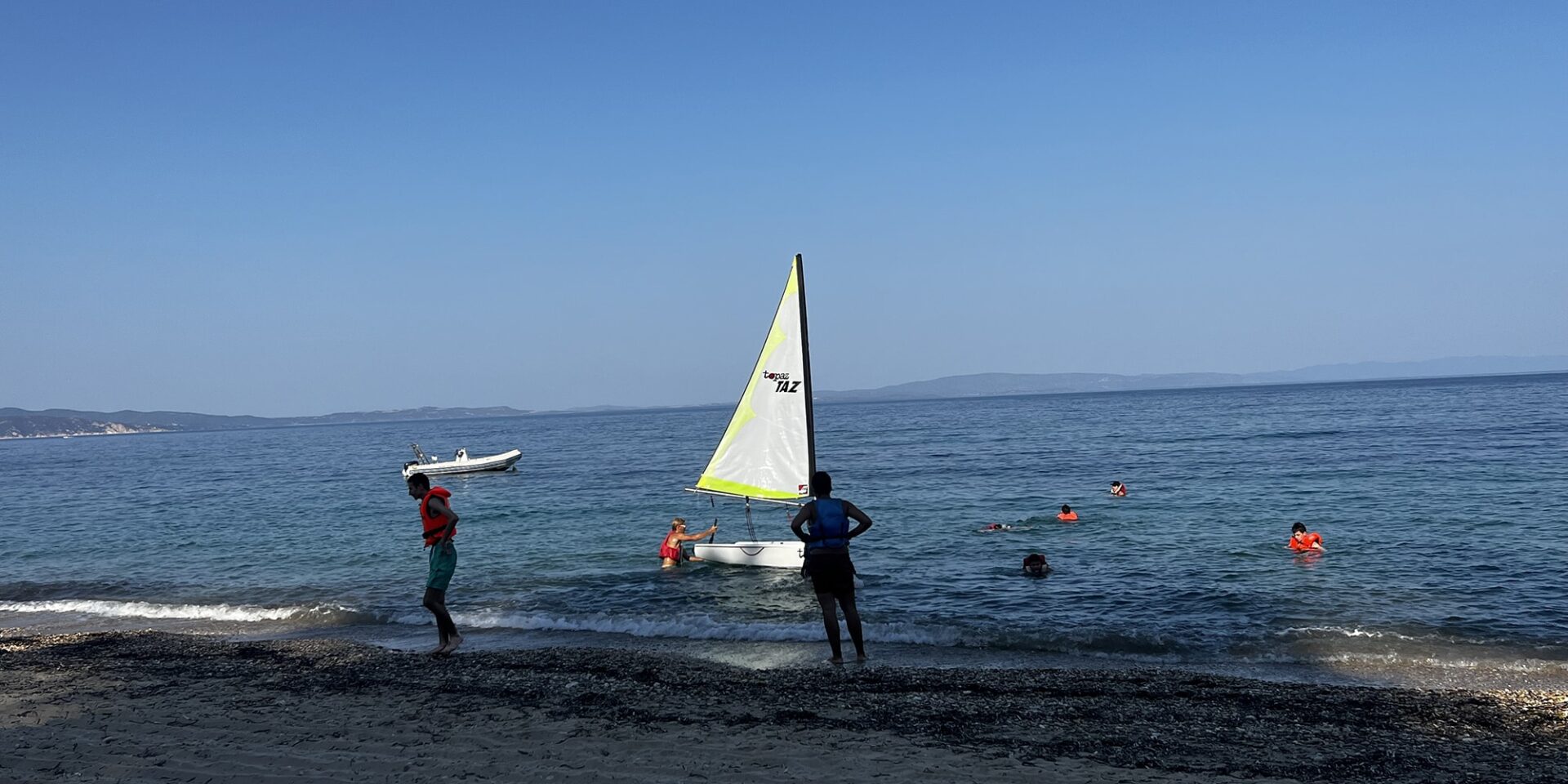 Εικόνα από την κατασκήνωση στη Χαλκιδική