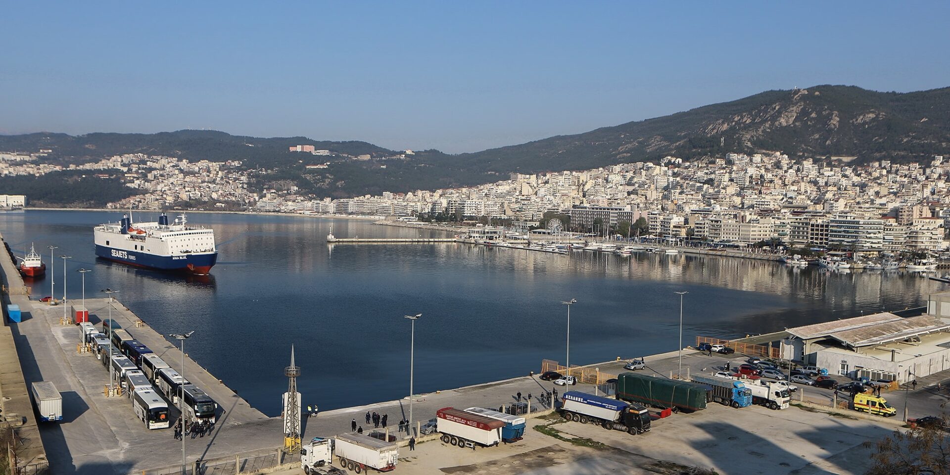Το λιμάνι στην Καβάλα