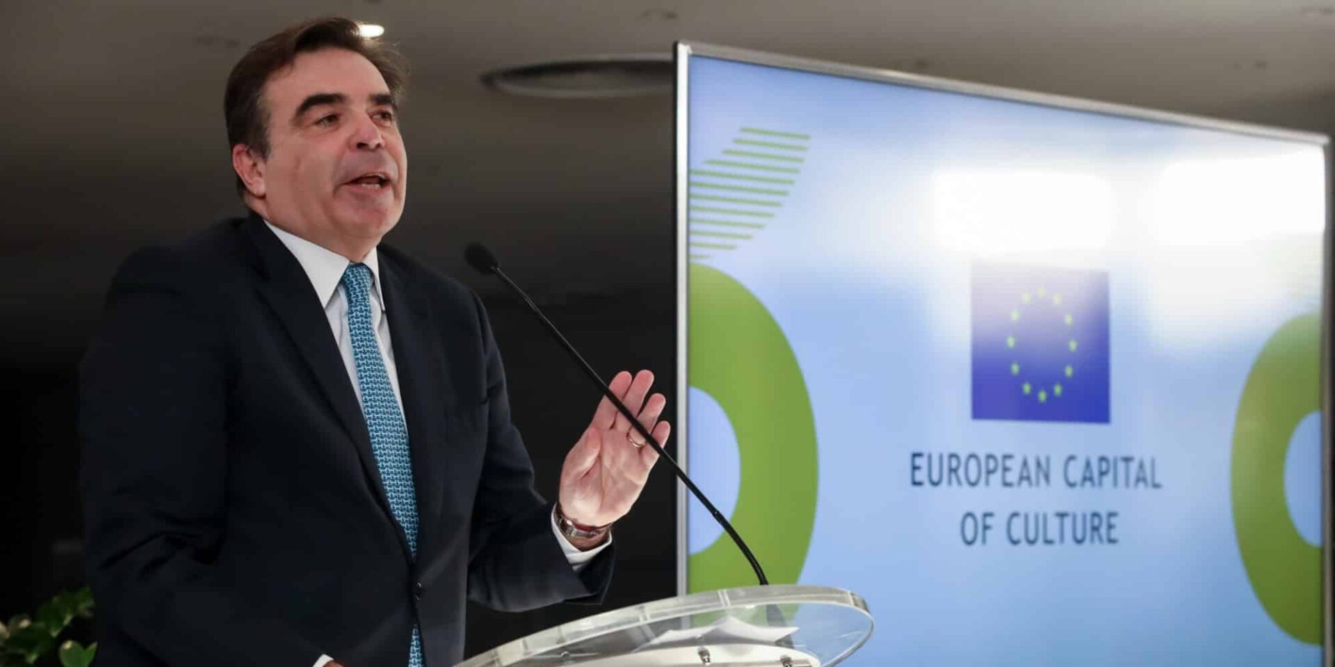 Ο αντιπρόεδρος της Ευρωπαϊκής Επιτροπής Μαργαρίτης Σχοινάς