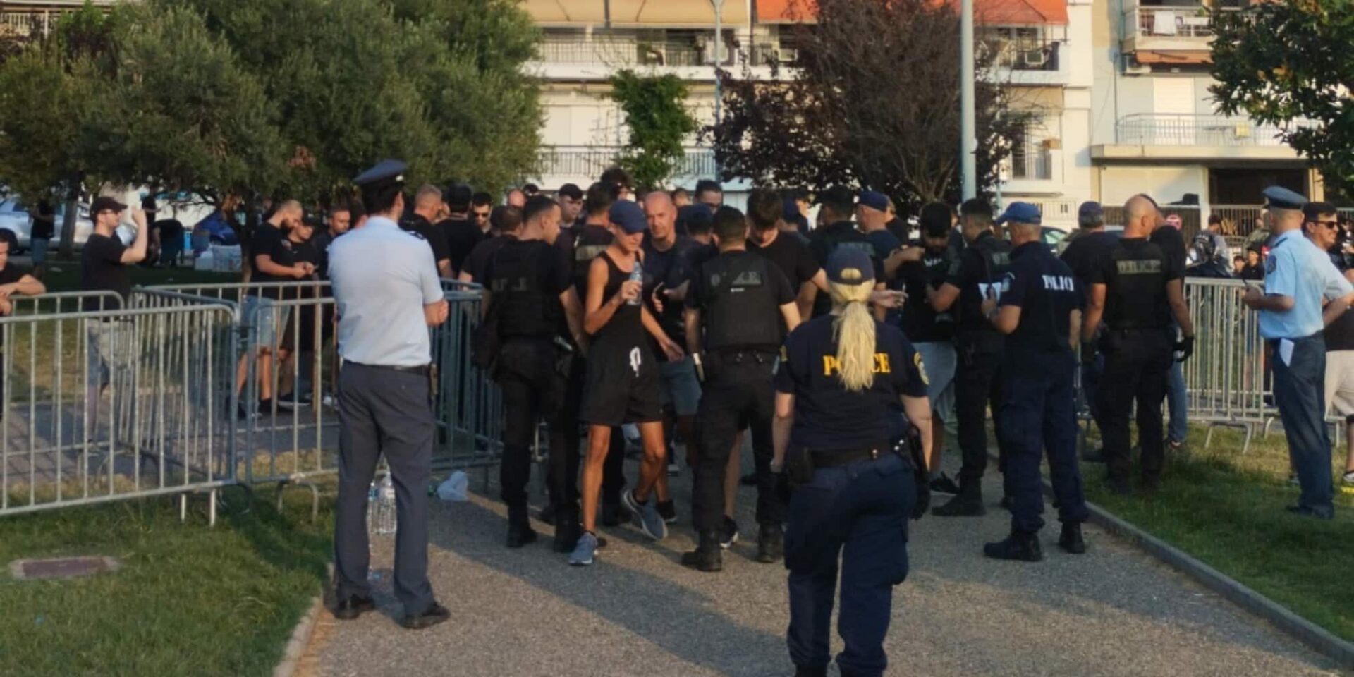 Έλεγχοι της Αστυνομίας έξω από την Τούμπα
