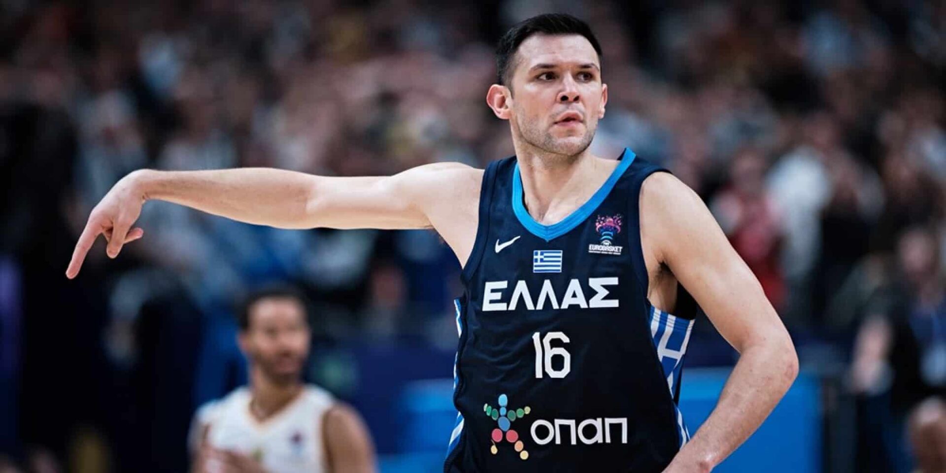 Ο Κώστας Παπανικολάου σε αγώνα της Εθνικής
