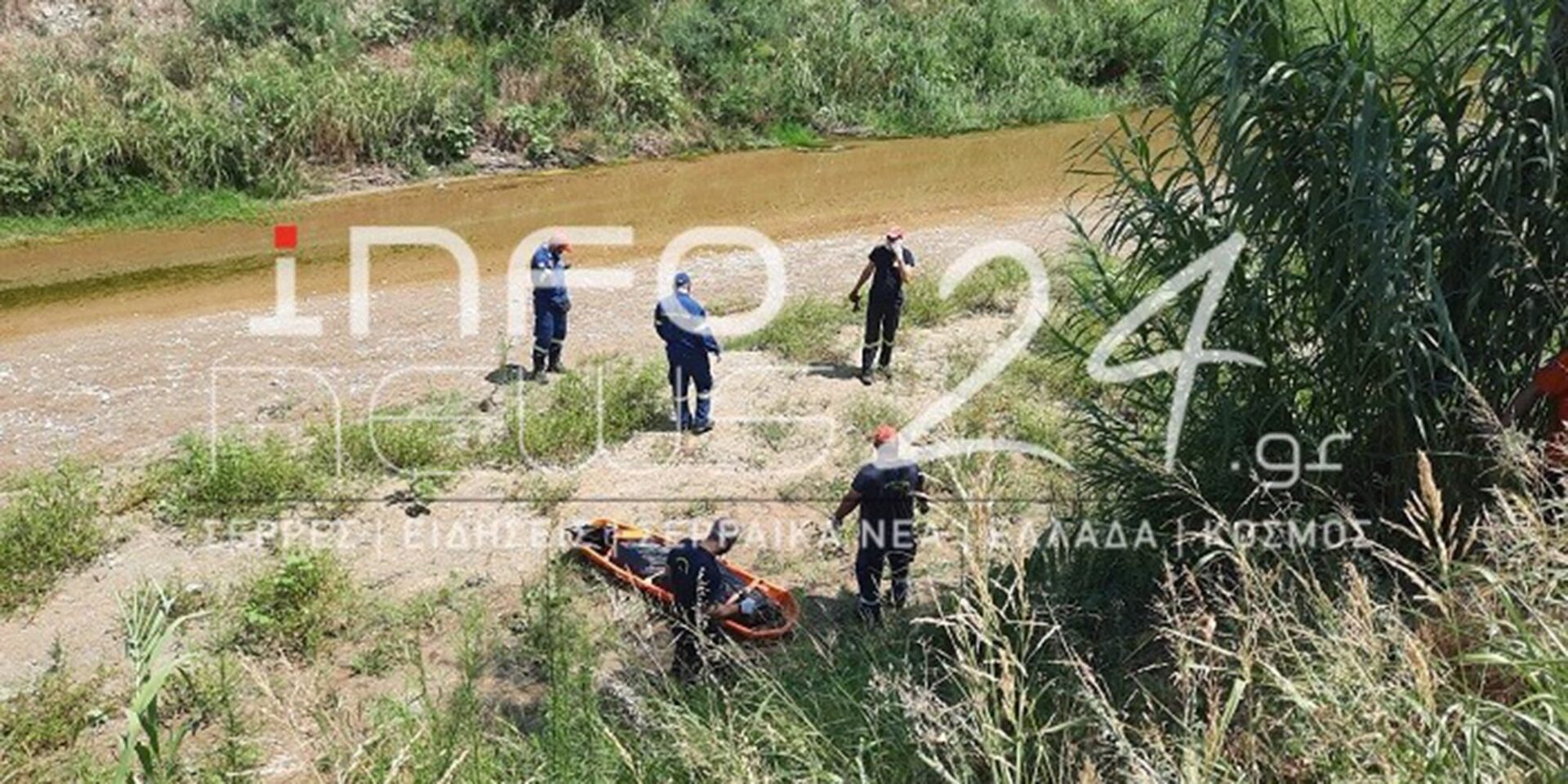 Εικόνα από τις Σέρρες και το σημείο όπου βρέθηκε νεκρή η γυναίκα