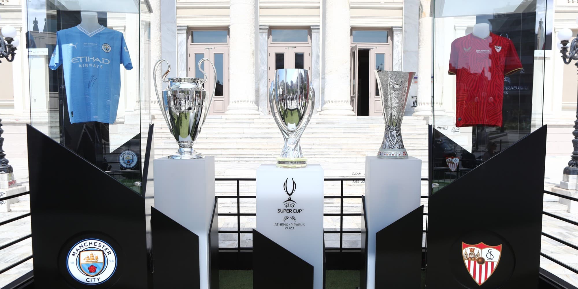Ξεκίνησε η μεγάλη γιορτή για το UEFA Super Cup 2023 στον Πειραιά