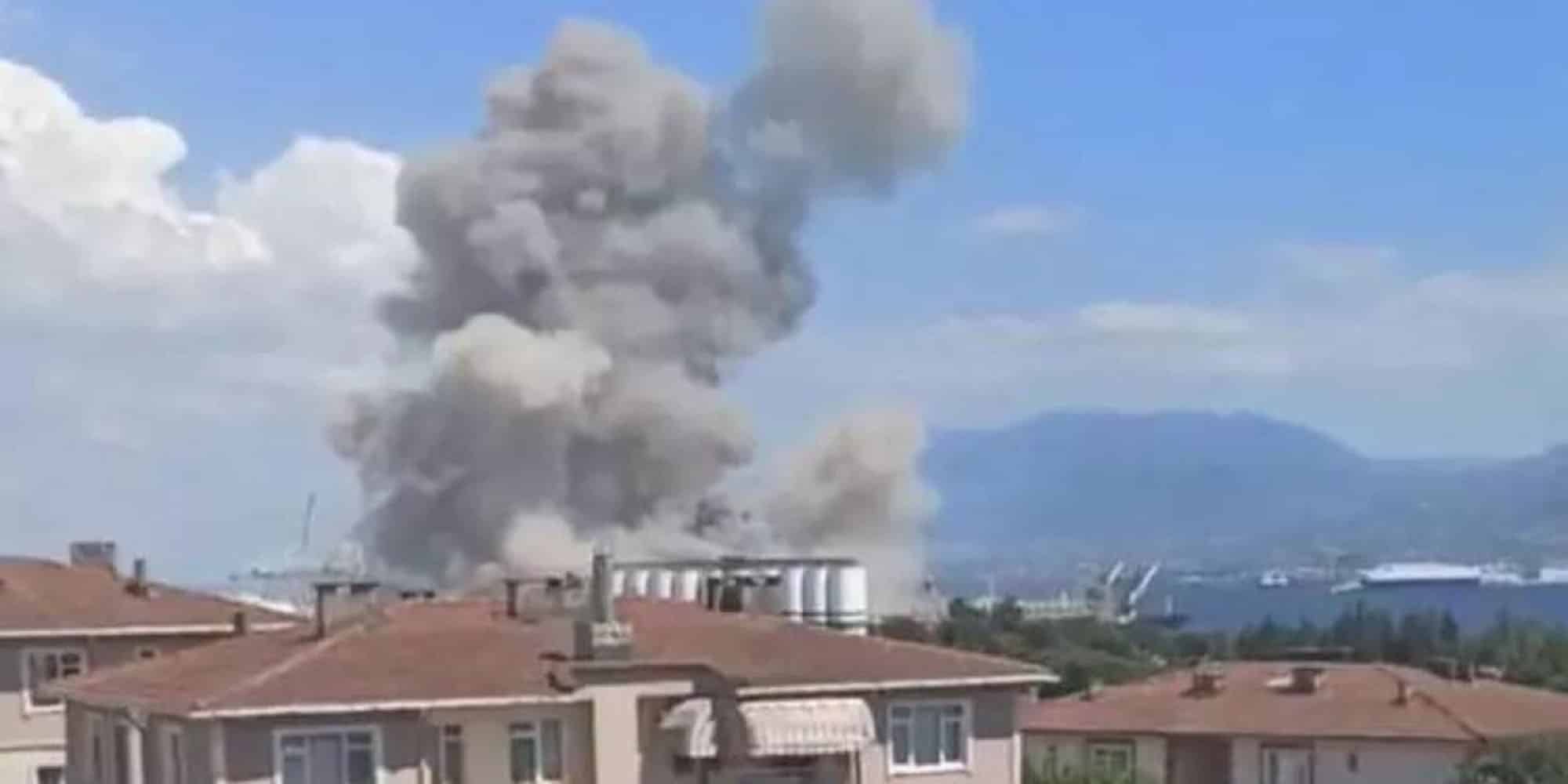 Εικόνα από την έκρηξη στην Τουρκία