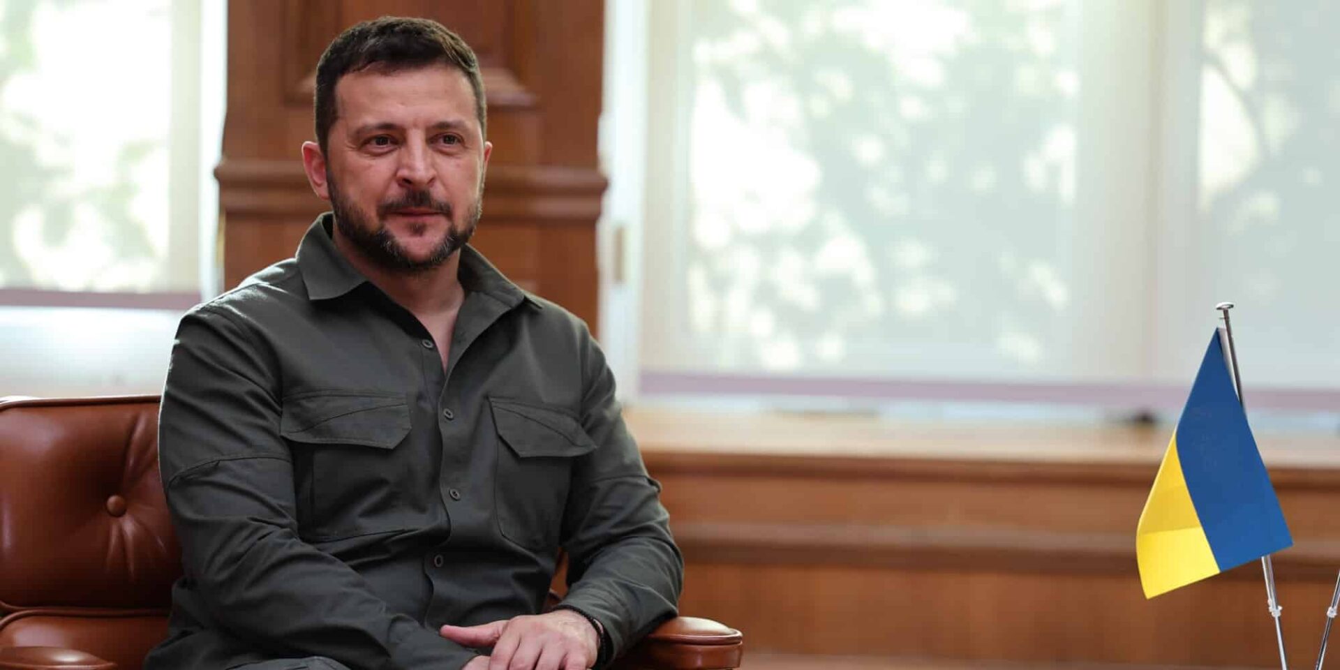 O Oυκρανός πρόεδρος, Βολοντίμιρ Ζελένσκι