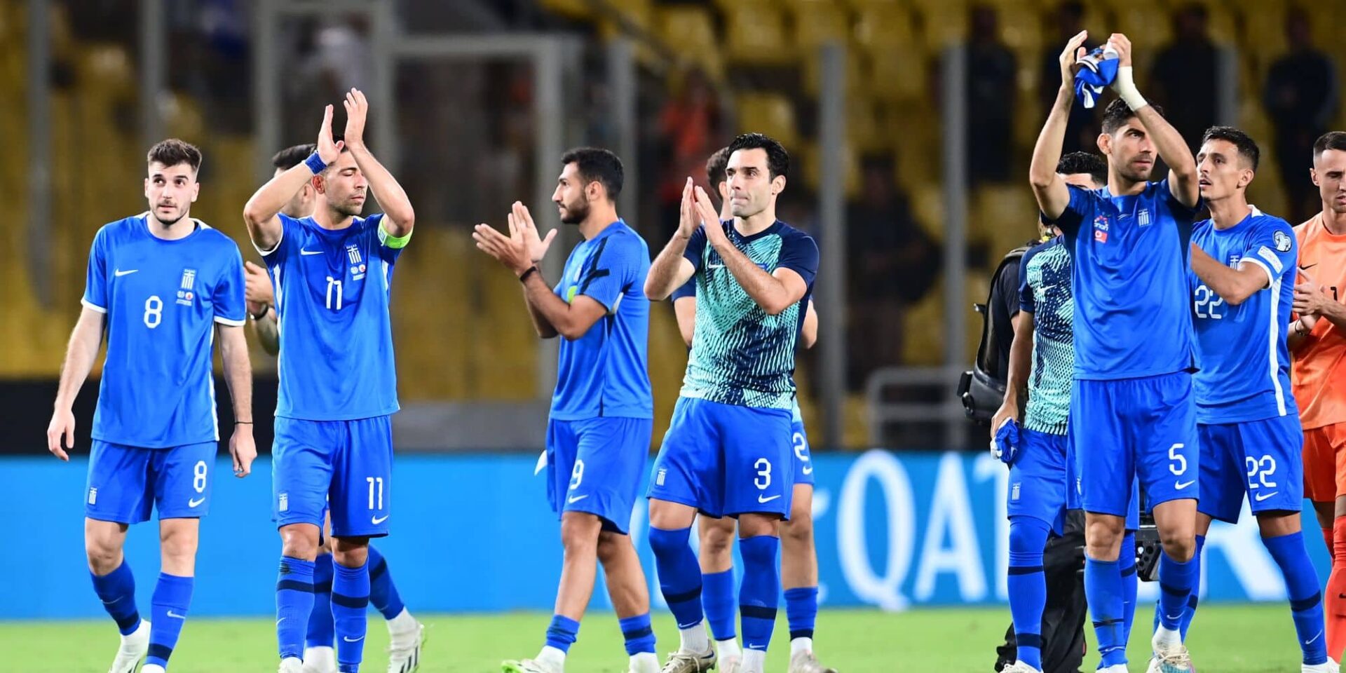 Οι παίκτες της Εθνικής μετά το ματς με το Γιβραλτάρ