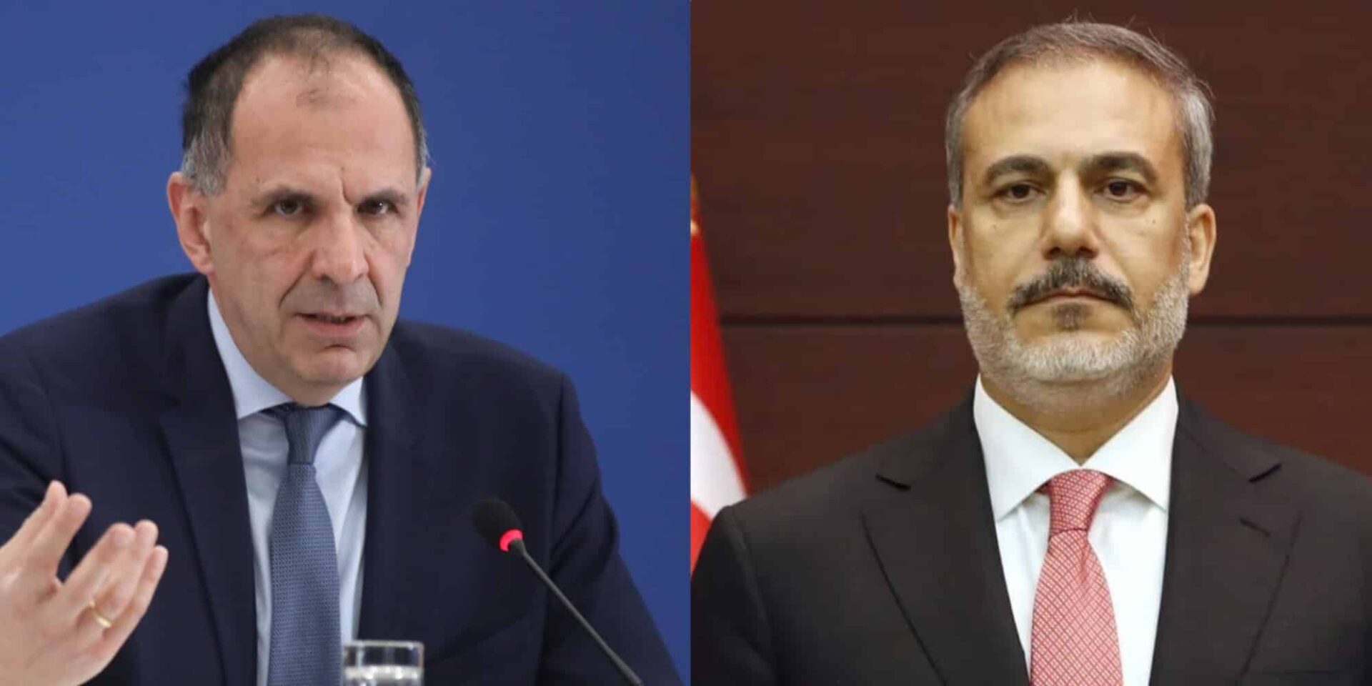 Γιώργος Γεραπετρίτης και Χακάν Φιντάν