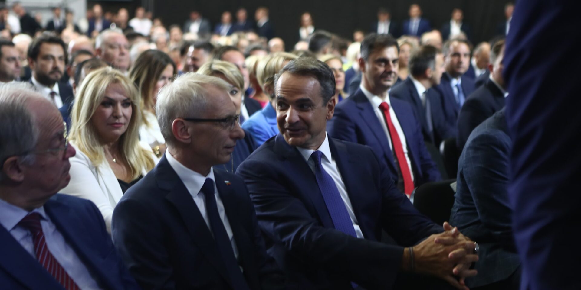Ο Κυριάκος Μητσοτάκης στη ΔΕΘ