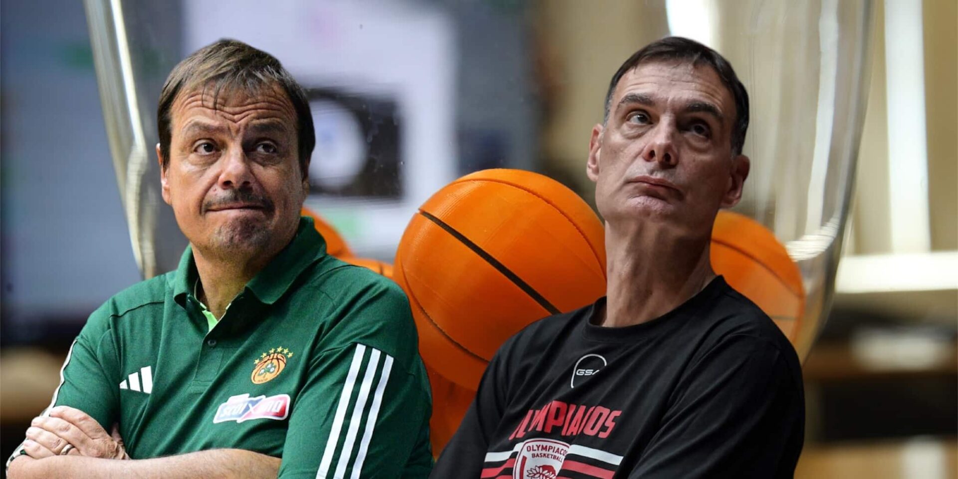 Ο Εργκίν Αταμάν και ο Γιώργος Μπαρτζώκας
