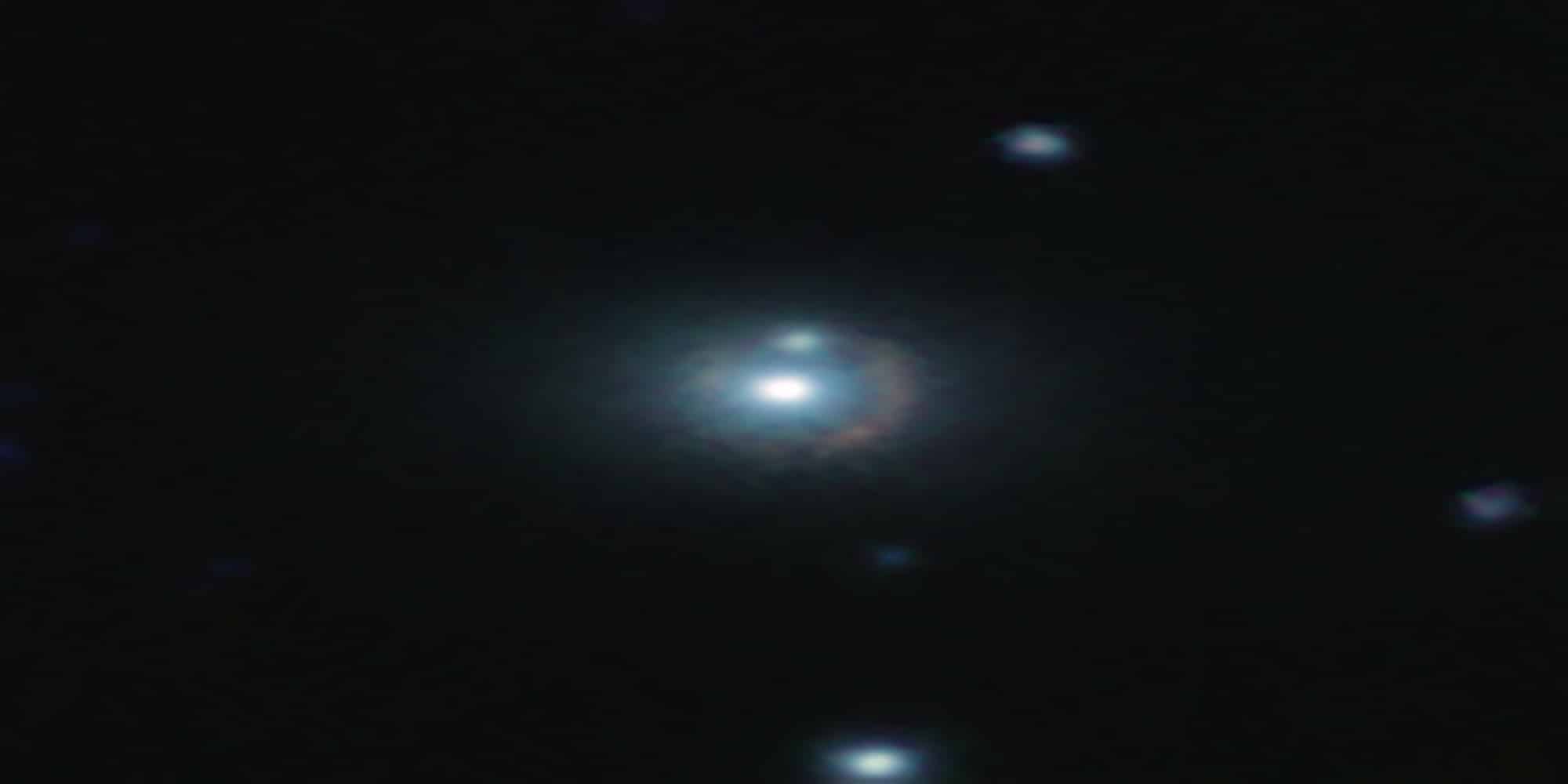 Υπέρυθρη εικόνα του μακρινού γαλαξία 9io9 / Φωτογραφία: ESO/J. Geach et al.
