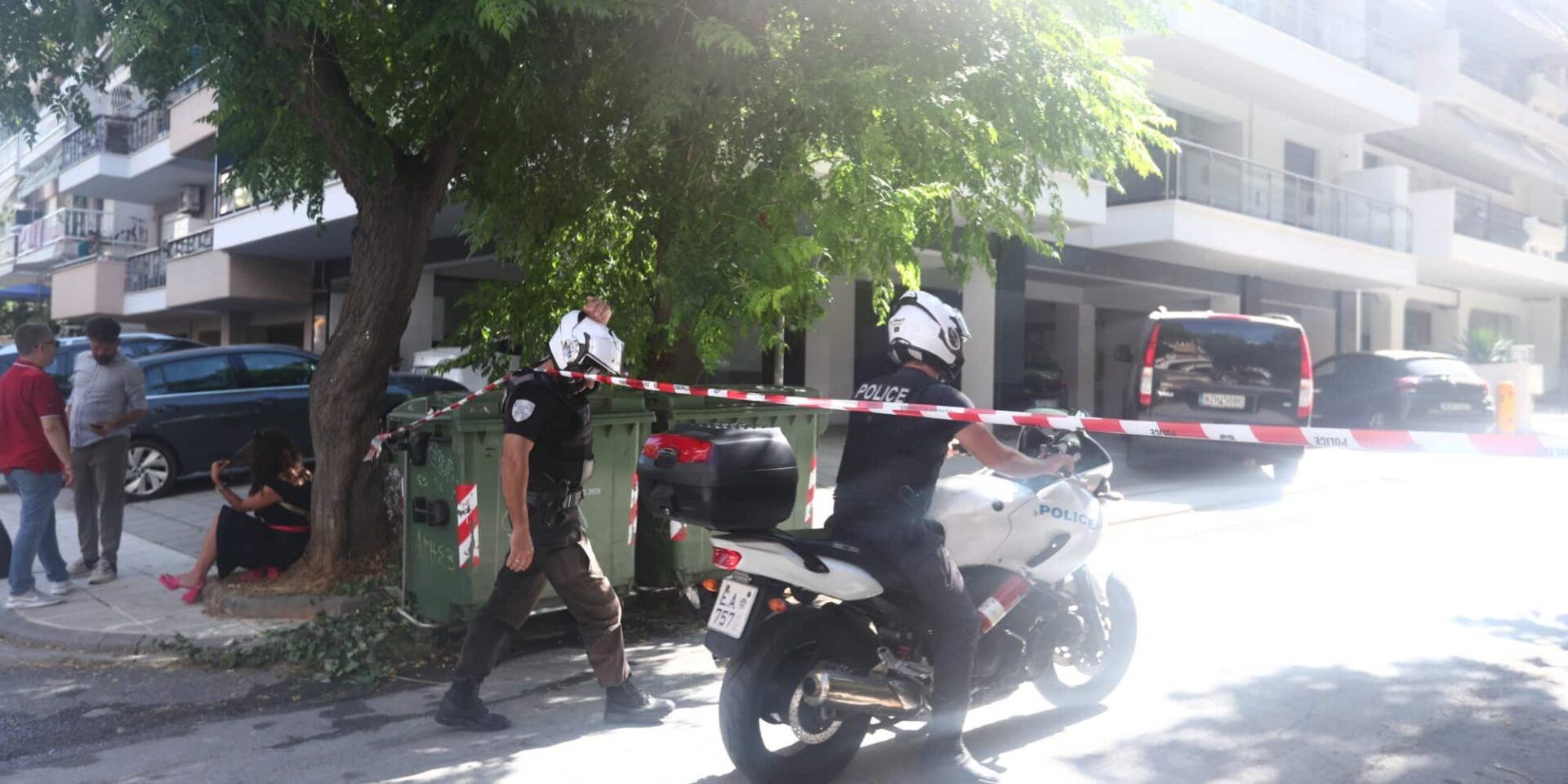 Το διαμέρισμα που έγινε το έγκλημα στη Θεσσαλονίκη