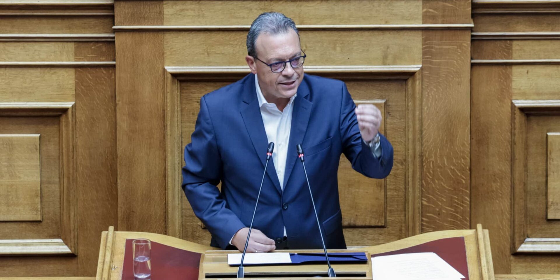 Ο Σωκράτης Φάμελλος στην Ολομέλεια της Βουλής