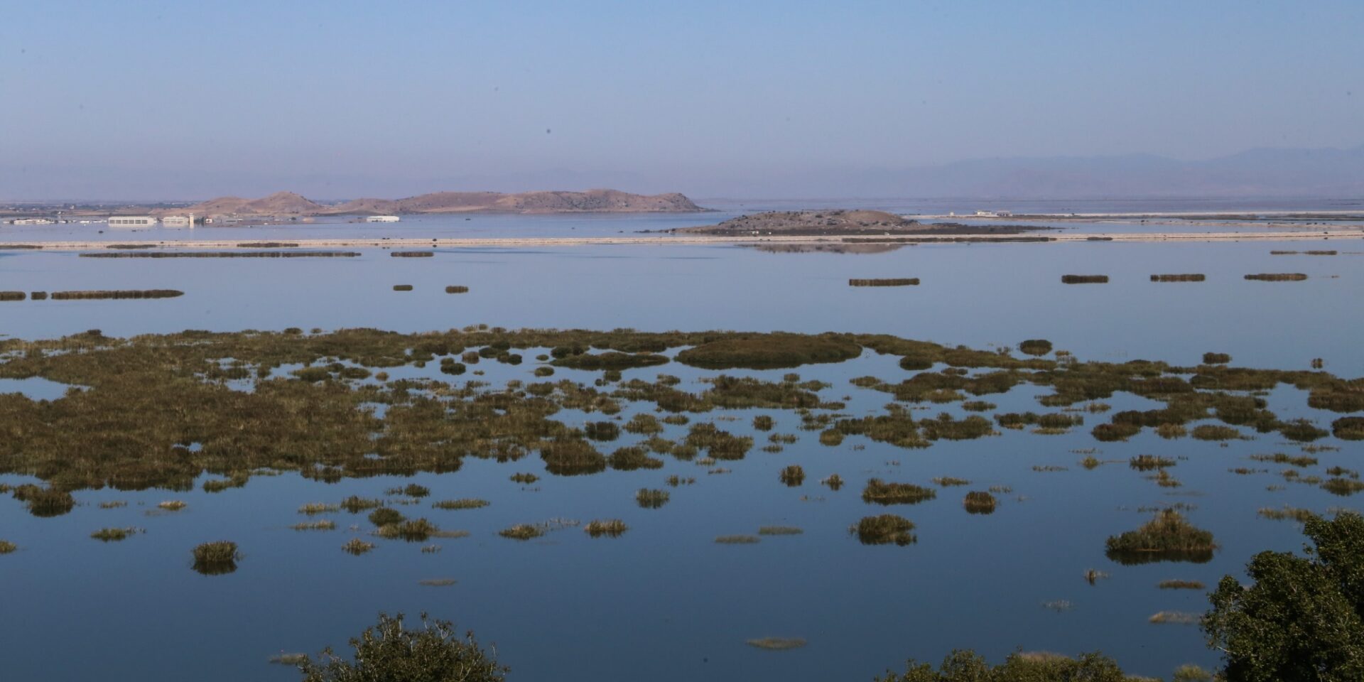 Η λίμνη Κάρλα στην Θεσσαλία