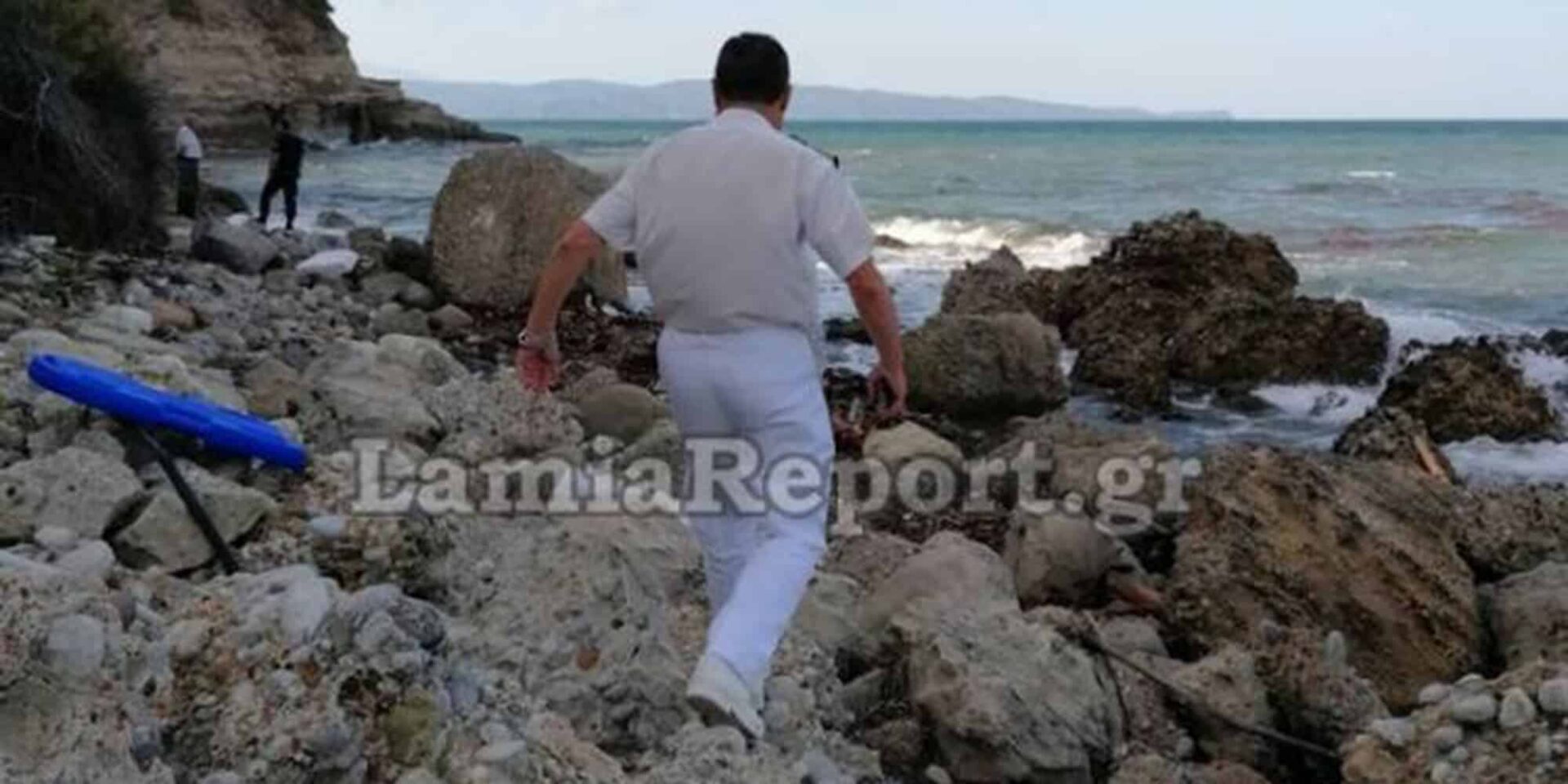Φωτογραφία από το σημείο όπου βρέθηκε νεκρός από την κακοκαιρία Daniel