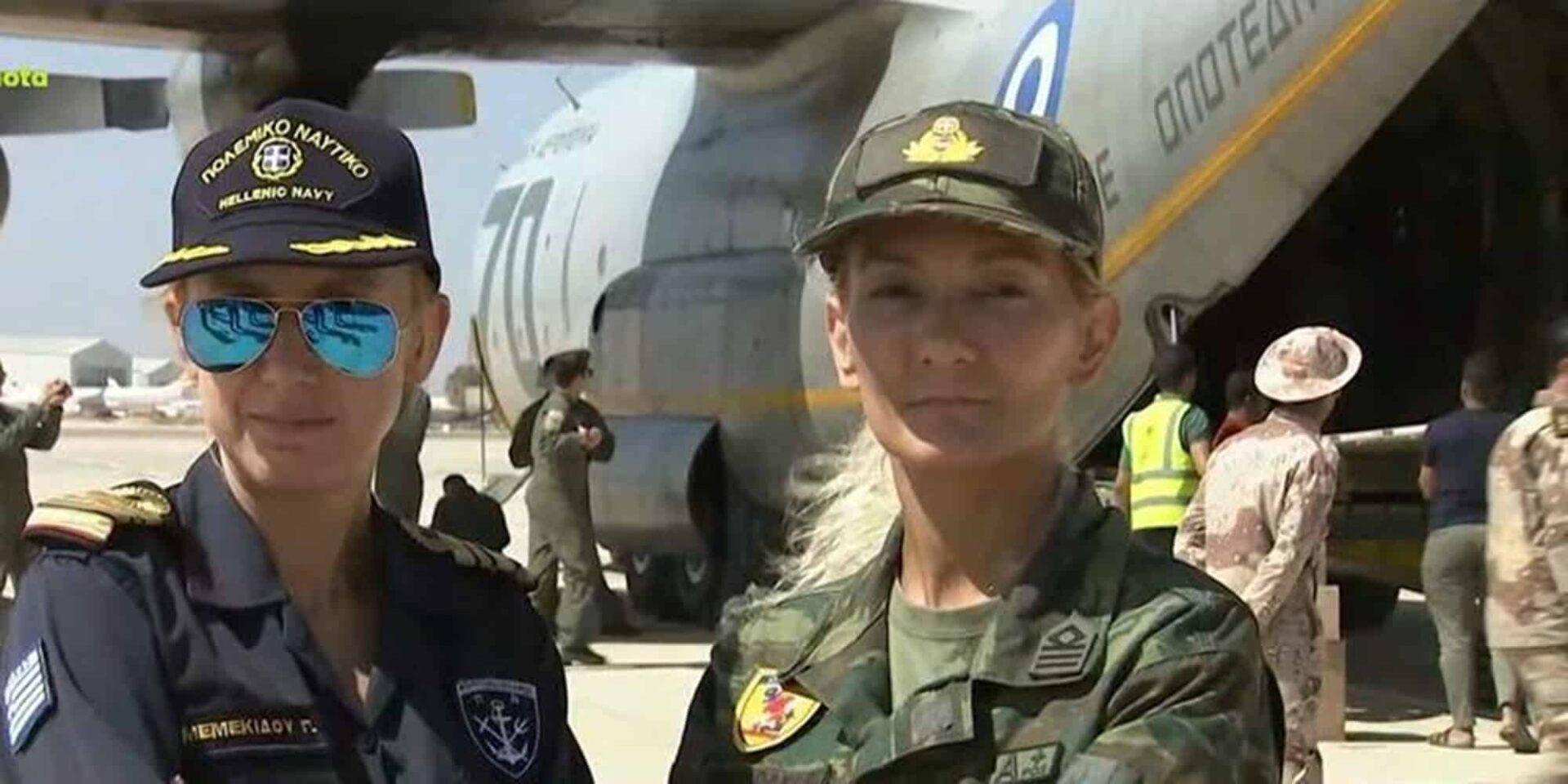 Η Γλυκερία Μεμεκίδου και η Εύη Ανδρεαδάκη στη Λιβύη