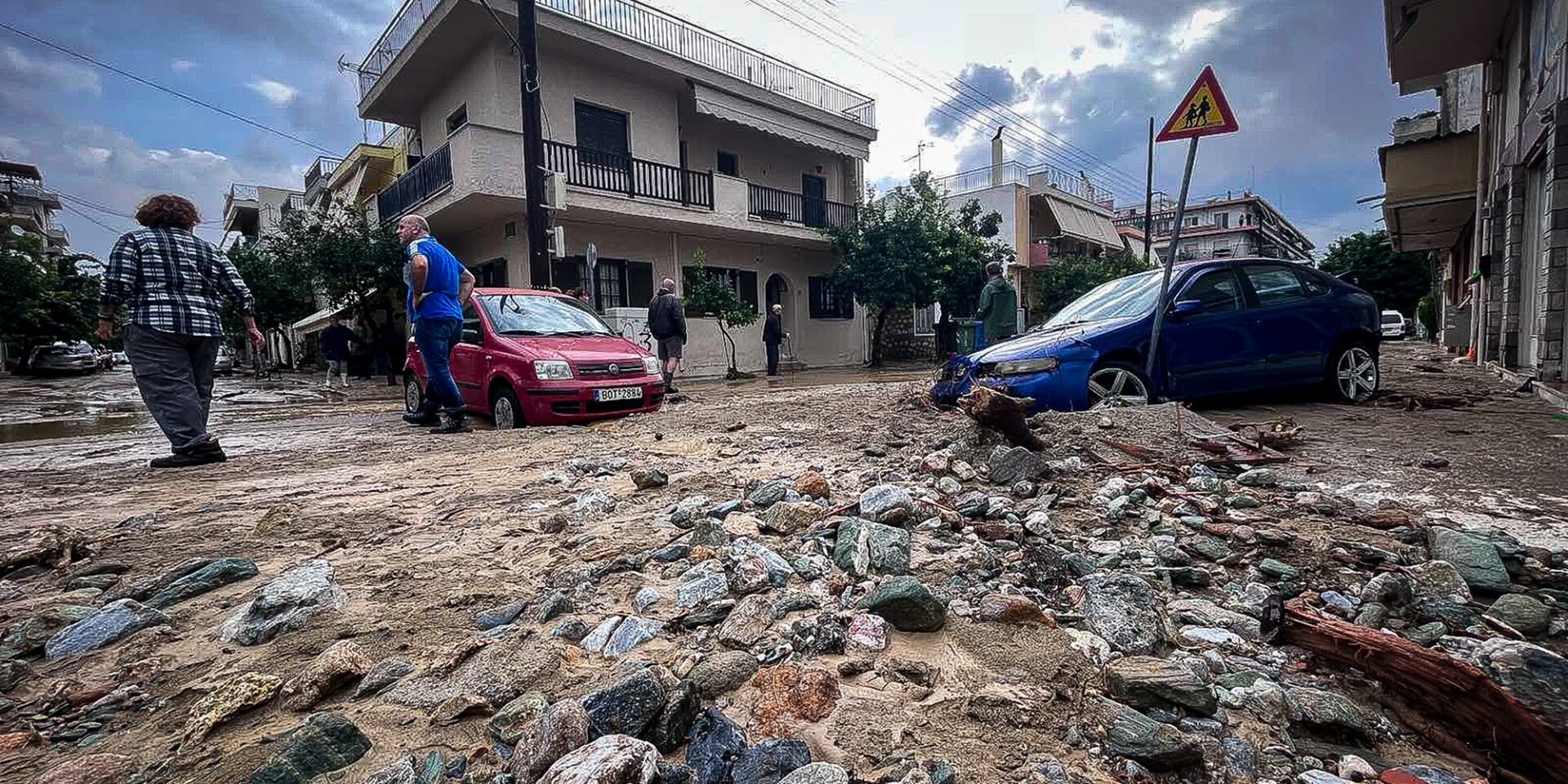 Καταστροφές στο Βόλο από την κακοκαιρία Elias