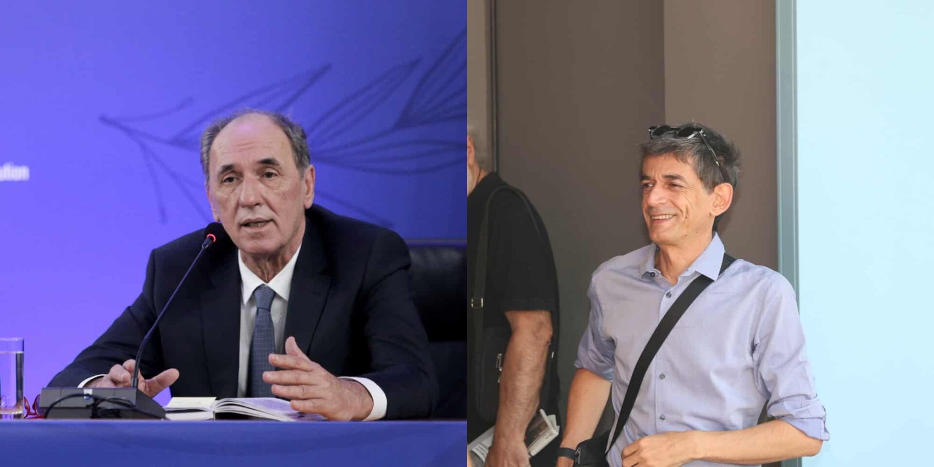 Ο Γιώργος Σταθάκης και ο Νίκος Καρανίκας