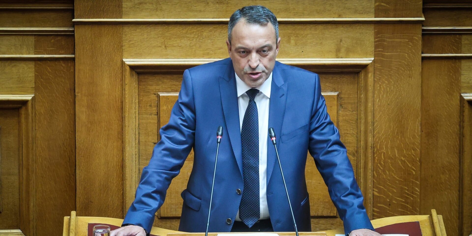 Ο πρόεδρος του κόμματος Σπαρτιάτες, Βασίλης Στίγκας