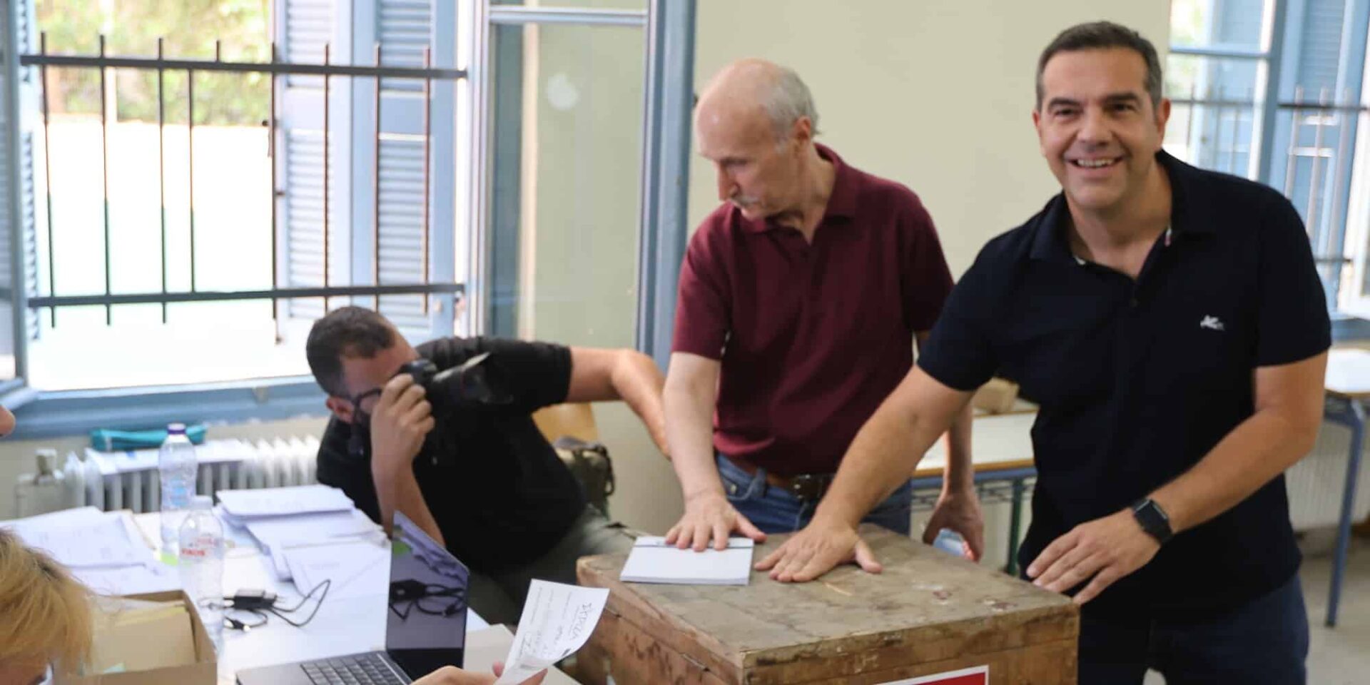 Ο Τσίπρας ψήφισε για νέο πρόεδρο του ΣΥΡΙΖΑ