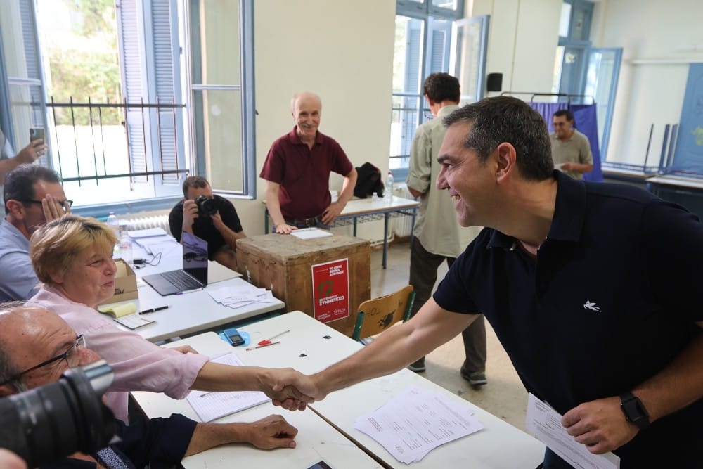 Ο Τσίπρας ψήφισε για νέο πρόεδρο του ΣΥΡΙΖΑ