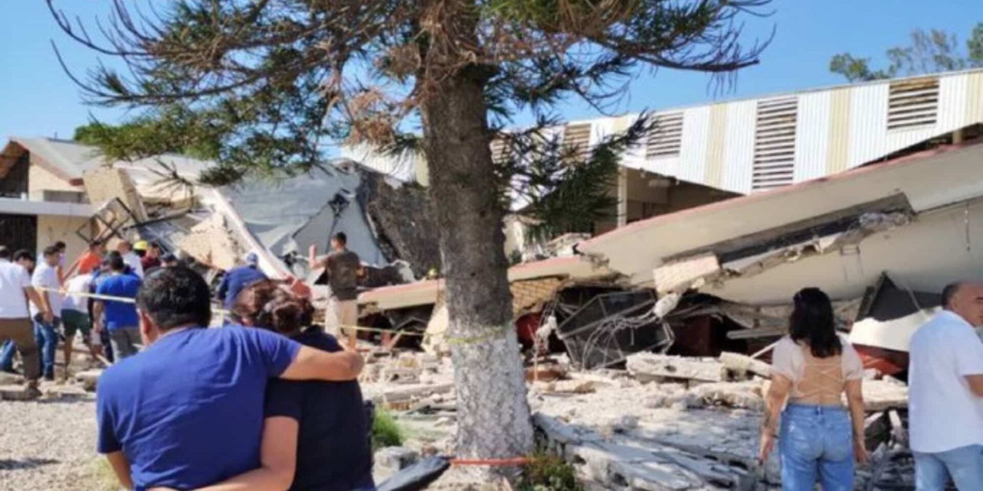 Εικόνα από το σημείο της τραγωδίας