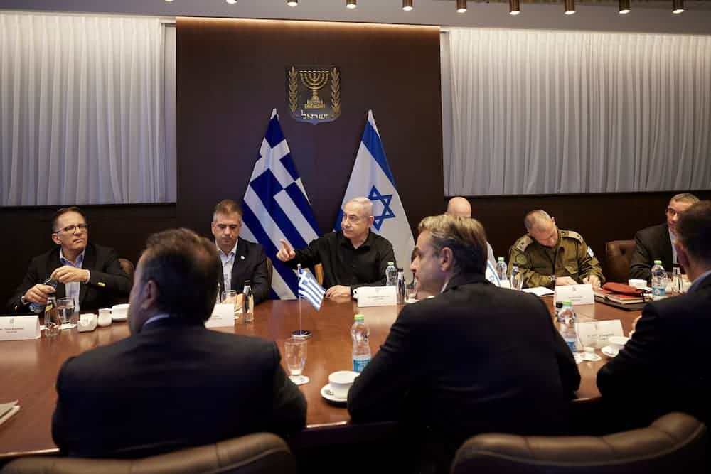 Mitsotakis Netaniaxou Israil - O Μητσοτάκης συναντήθηκε με τον Νετανιάχου στο Ισραήλ (εικόνες)
