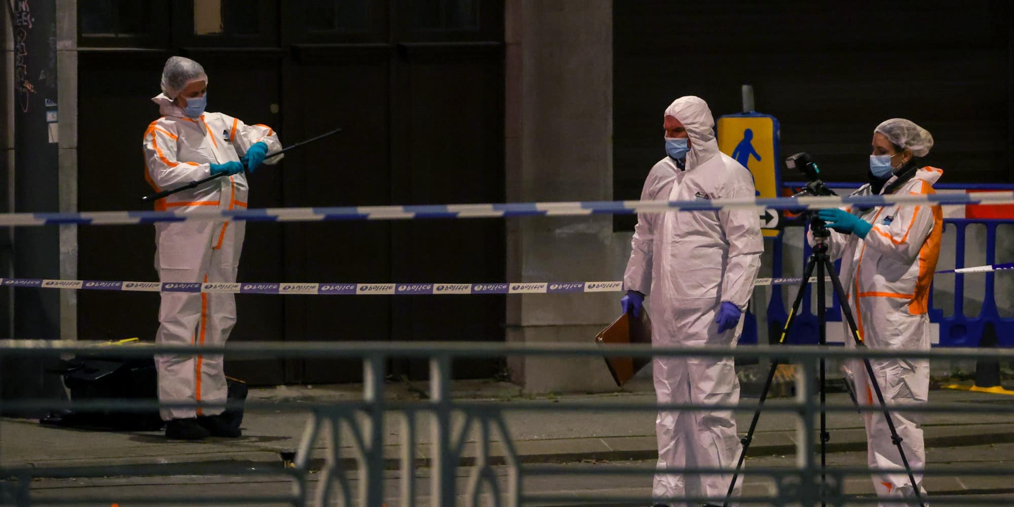 Το σημείο που έγινε το τρομοκρατικό χτύπημα στις Βρυξέλλες