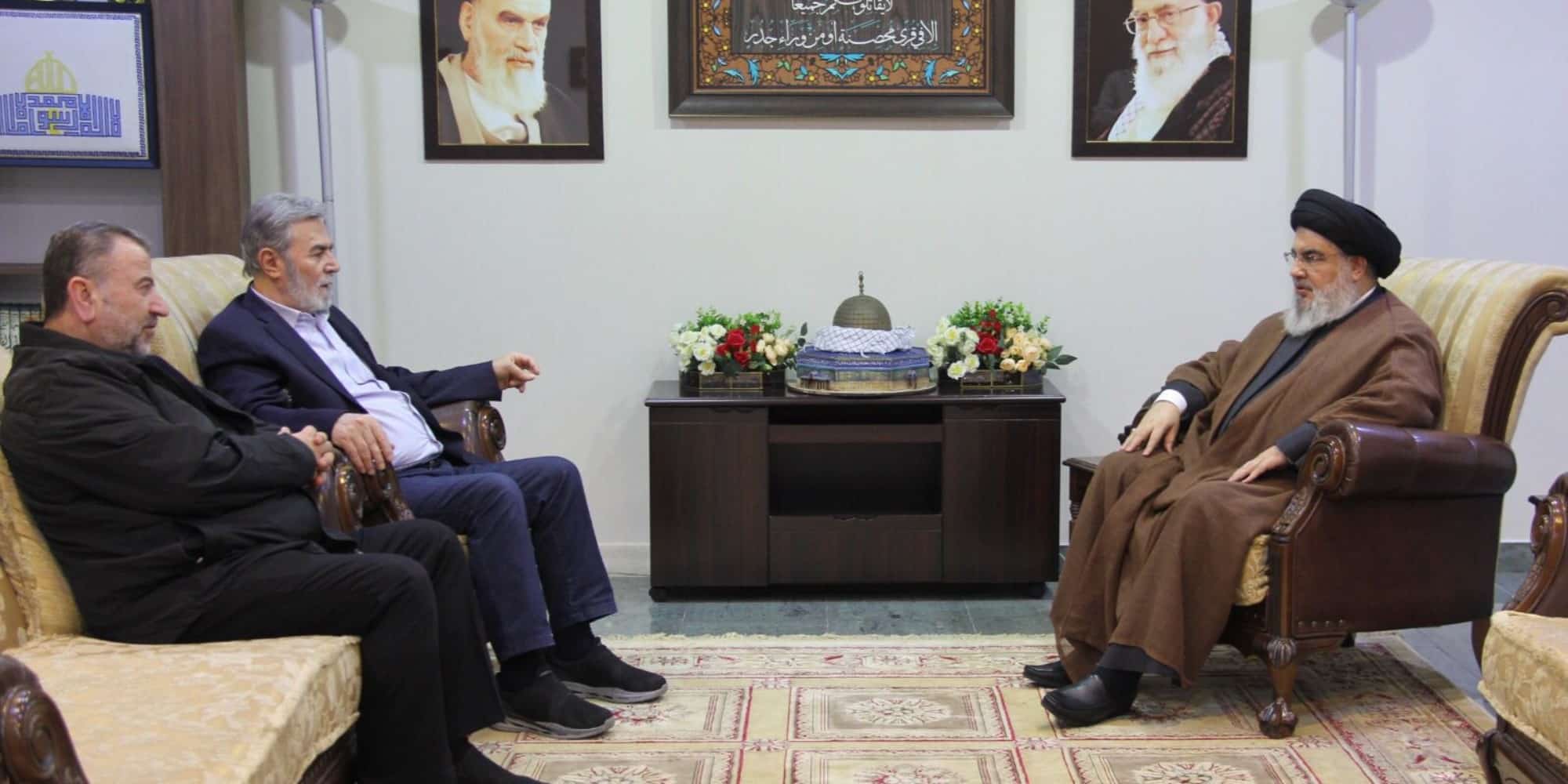 οι ηγέτες της Χεζμπολάχ, της Ισλαμικής Τζιχάντ και της Χαμάς