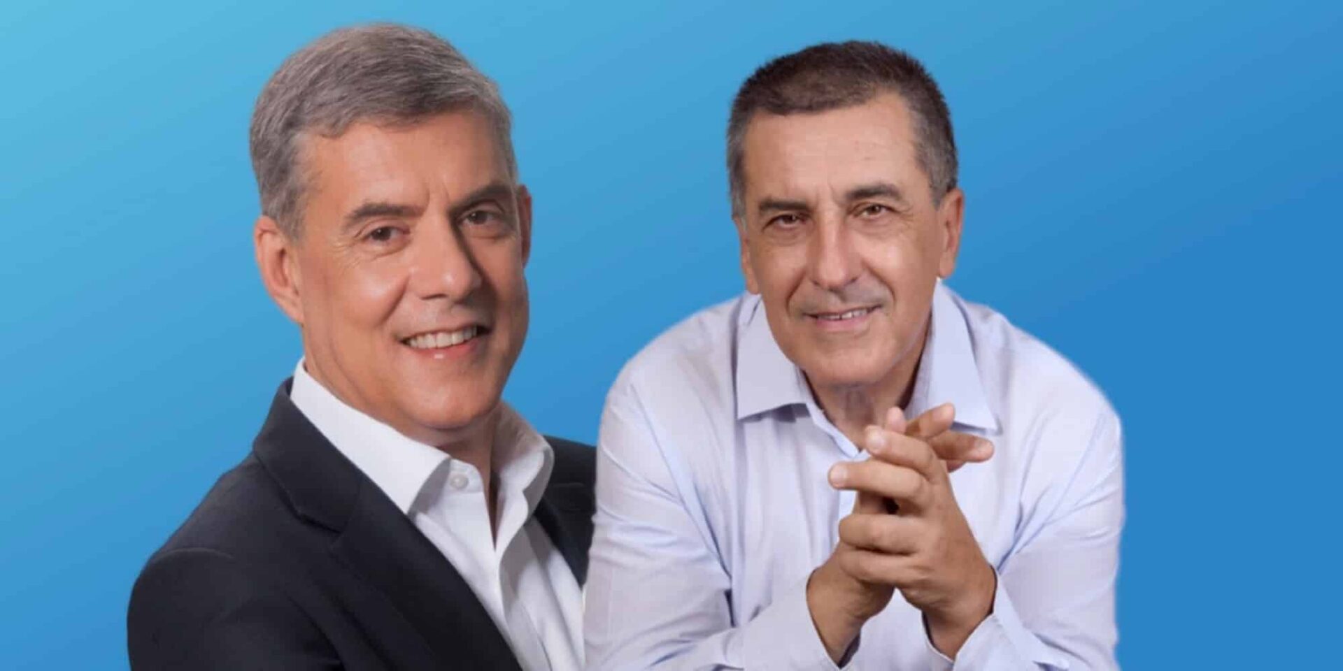 Ο Κώστας Αγοραστός και ο Δημήτρης Κουρέτας