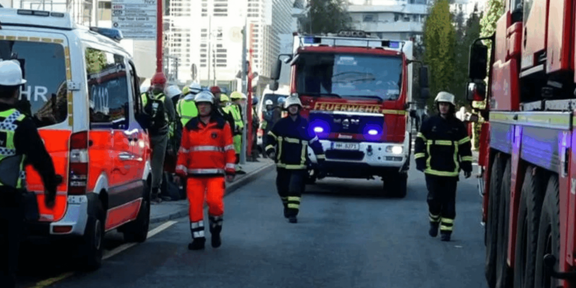 Διασώστες στο Αμβούργο