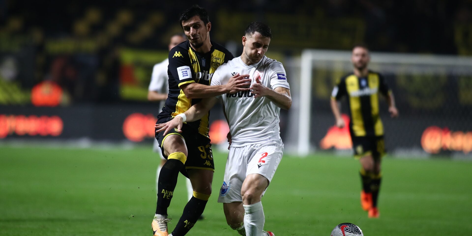 Εικόνα από τον αγώνα της Super League Άρης - Πανσερραϊκός