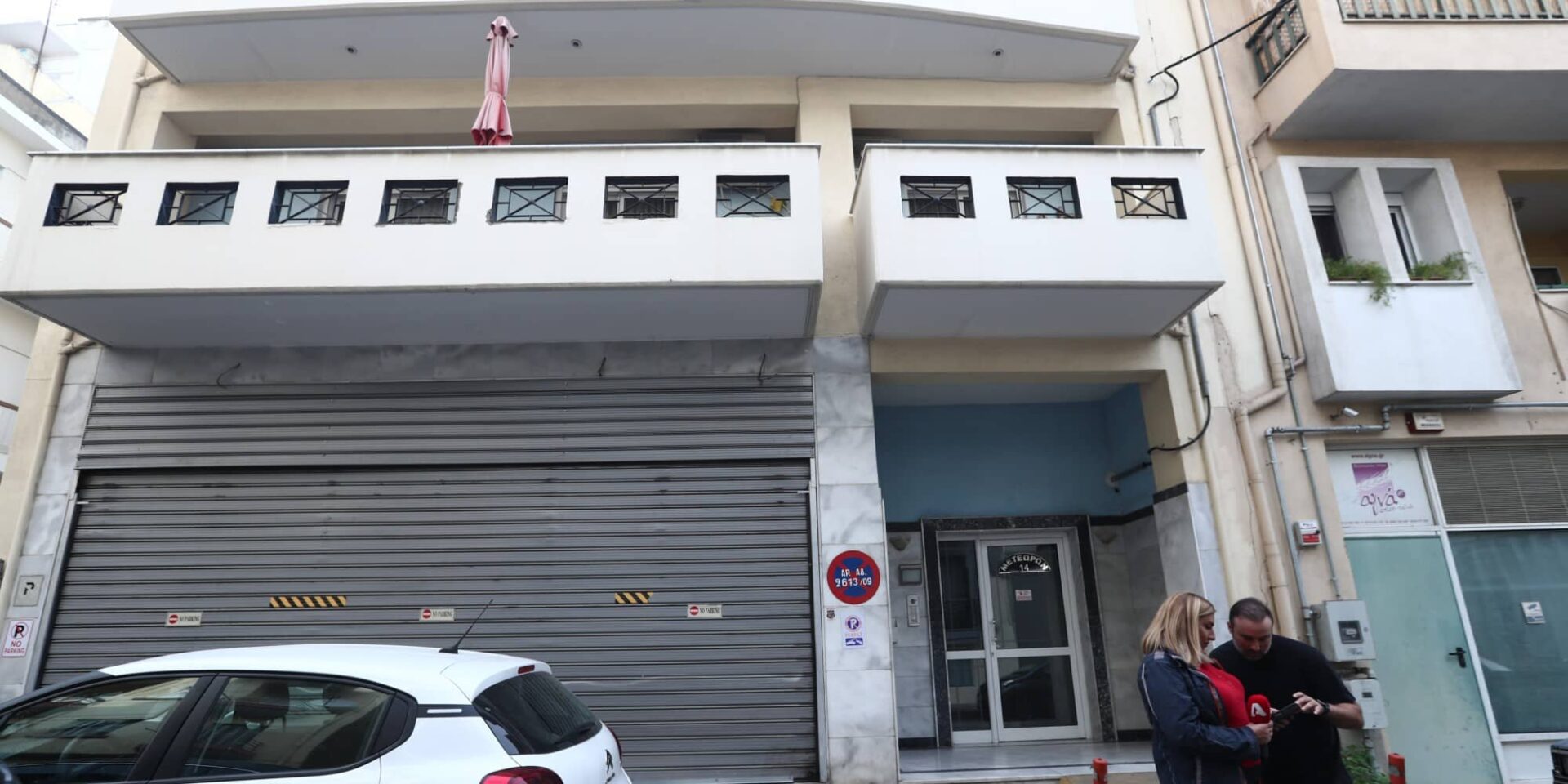 Το διαμέρισμα που έγινε το έγκλημα στη Θεσσαλονίκη
