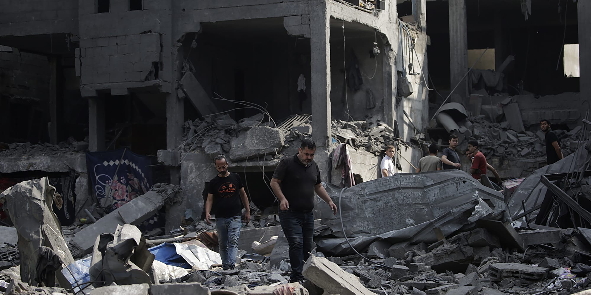 Εικόνα από την επίθεση του Ισραήλ στη Γάζα