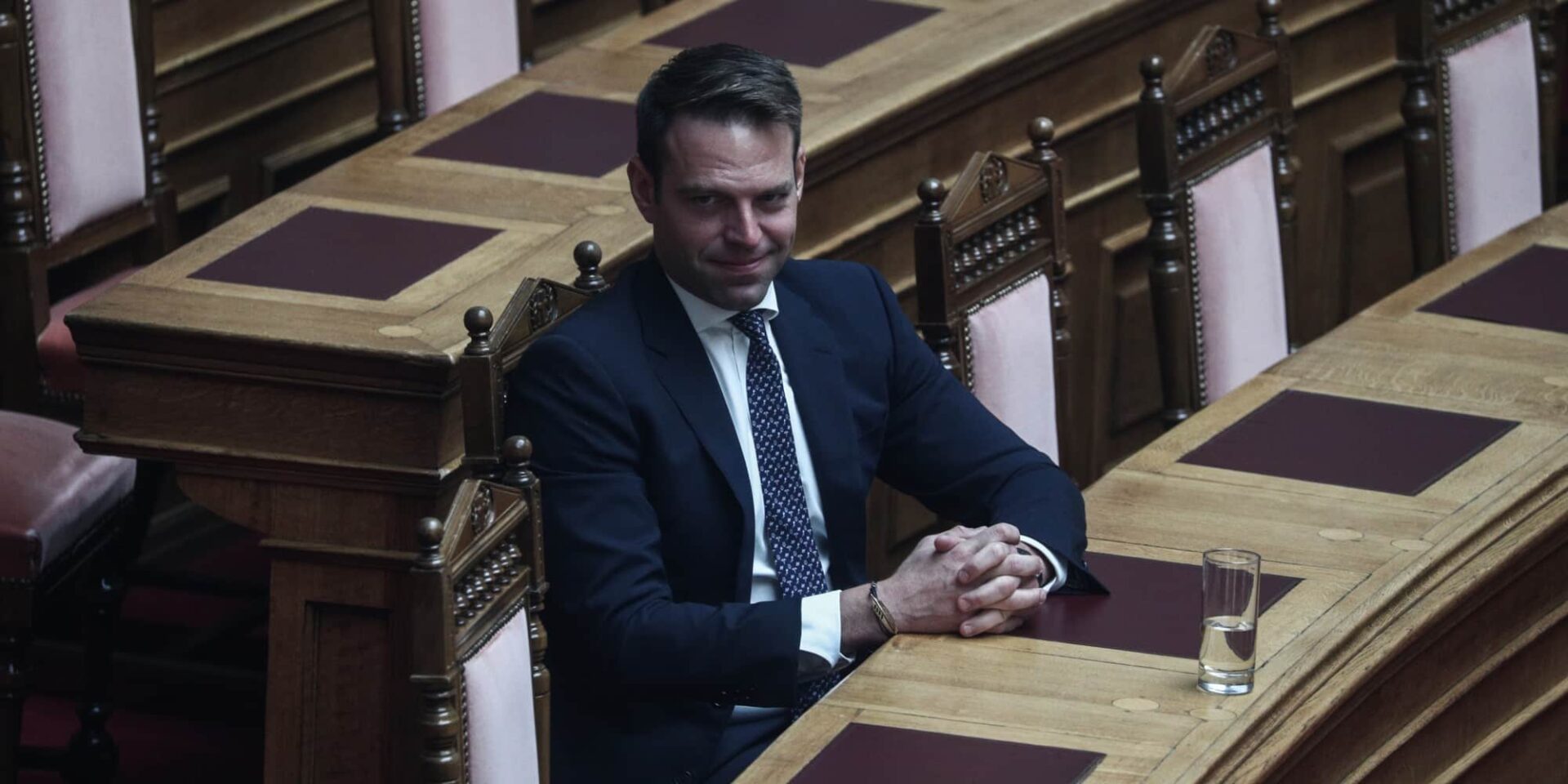 Ο Κασσελάκης στη Βουλή