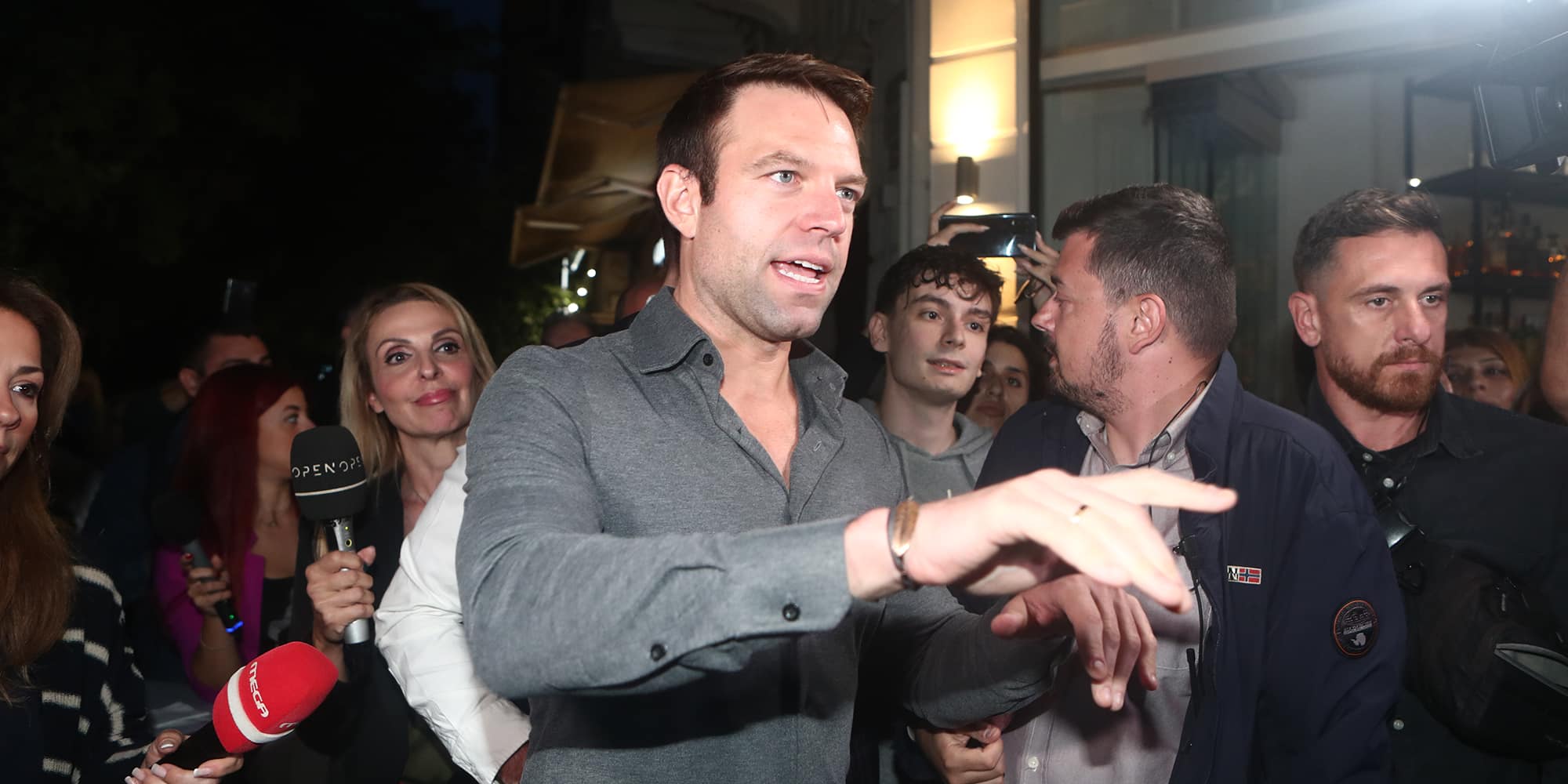 Ο Στέφανος Κασσελάκης στη Θεσσαλονίκη