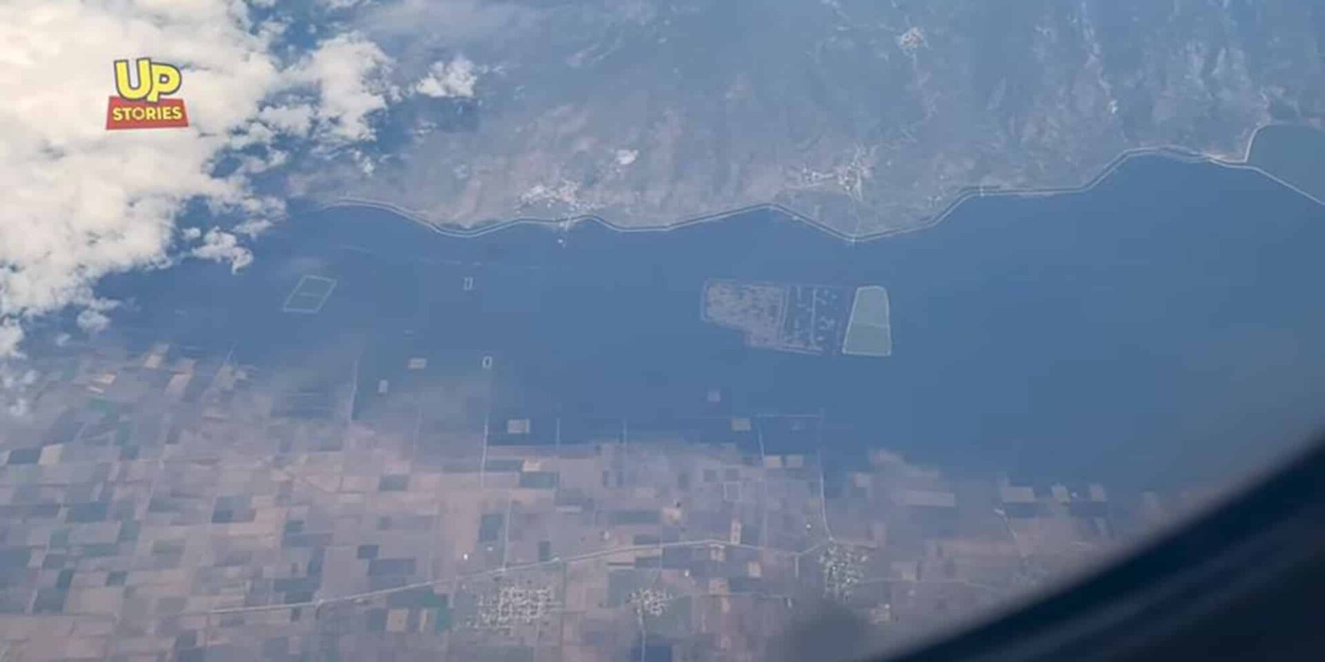 Η λίμνη Κάρλα από ψηλά