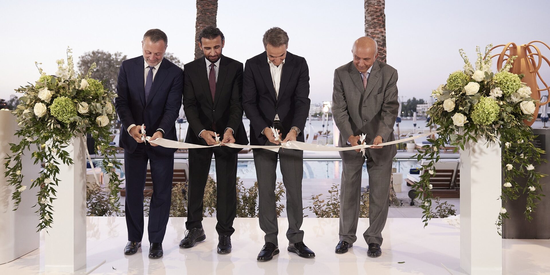 Ο Κυριάκος Μητσοτάκης στο νέο τουριστικό resort «One & Only Aesthesis» στη Γλυφάδα