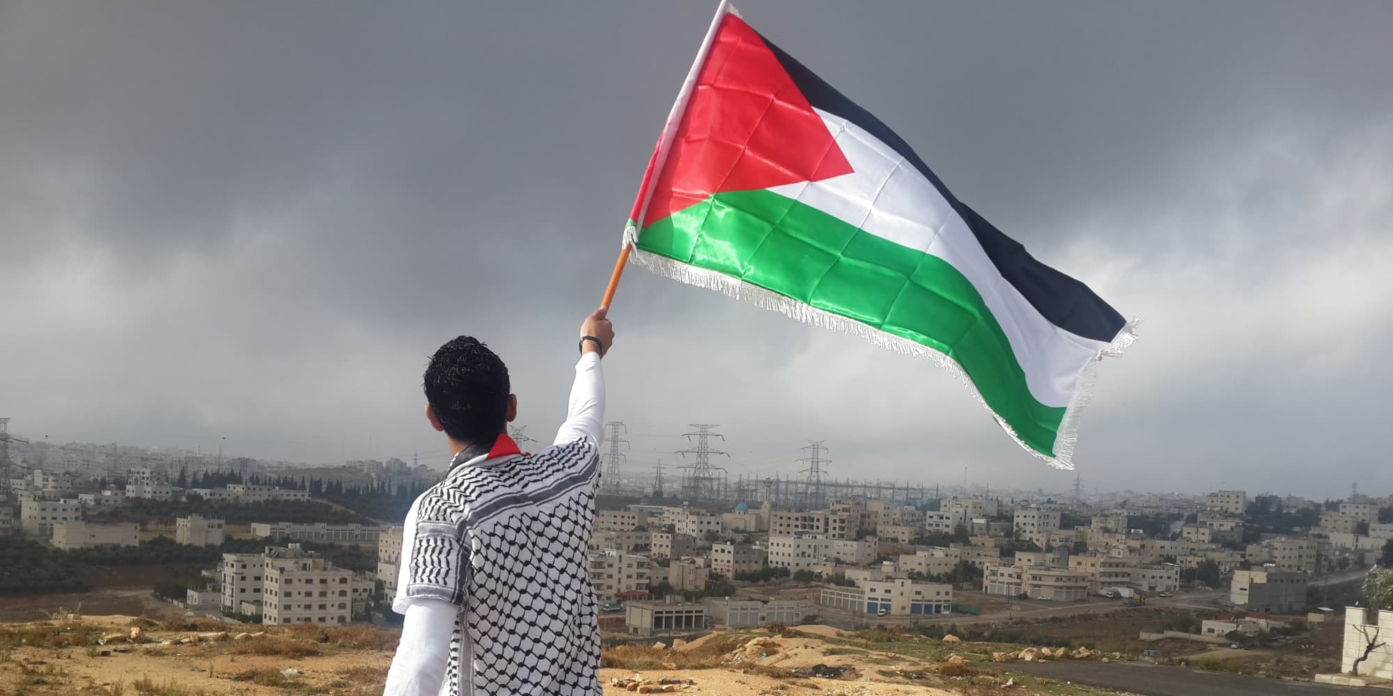 Η σημαία της Παλαιστίνης - Ιντιφάντα
