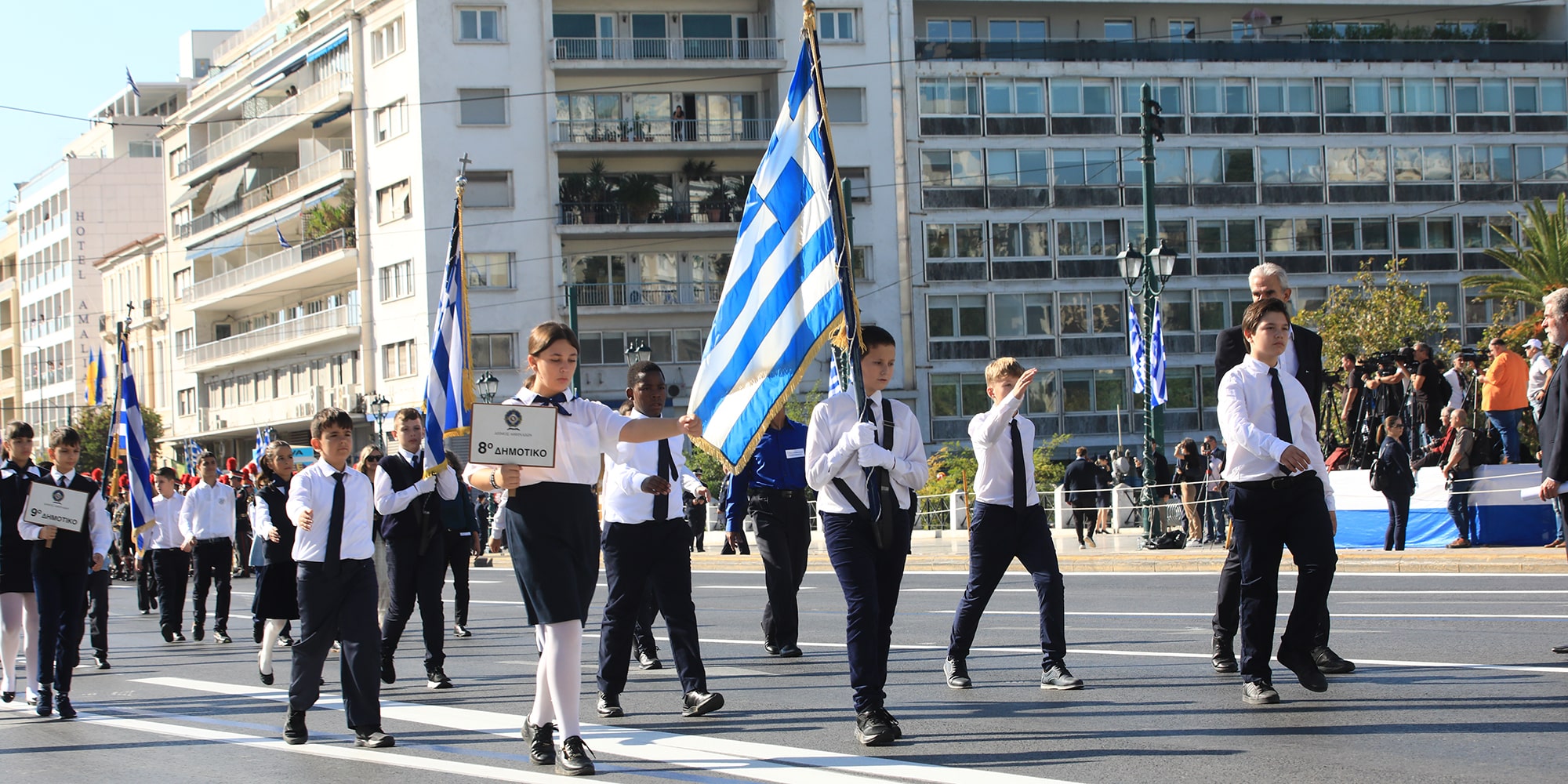 Η μαθητική παρέλαση στην Αθήνα