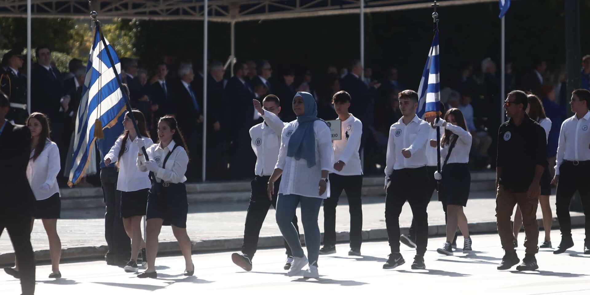 Η μαθητική παρέλαση στην Αθήνα
