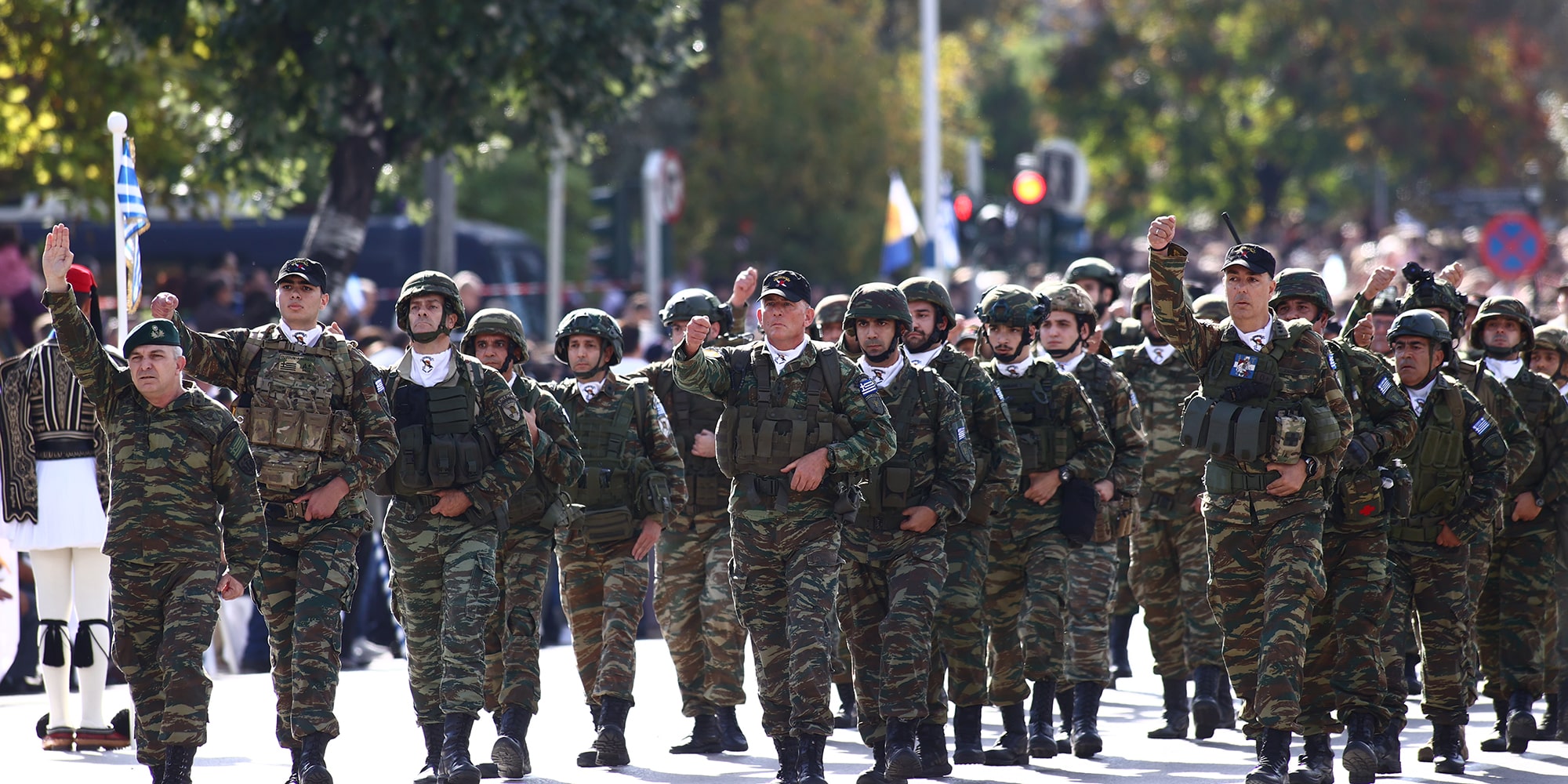 Η στρατιωτική παρέλαση στη Θεσσαλονίκη