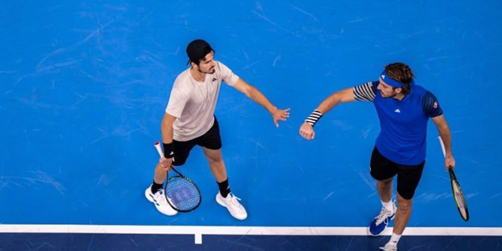 Στέφανος και Πέτρος Τσιτσιπάς για πρώτη φορά μαζί σε τελικό τουρνουά