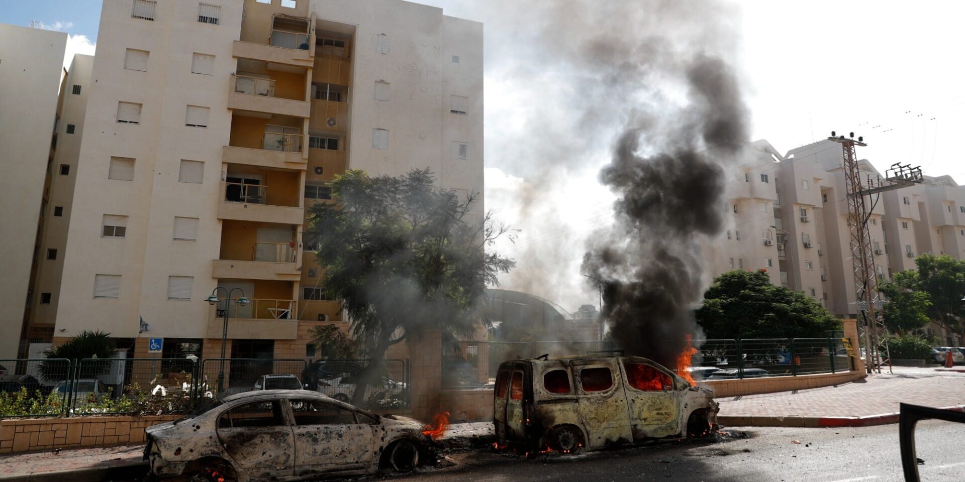 Εικόνα από τους βομβαρδισμούς στο Ισραήλ