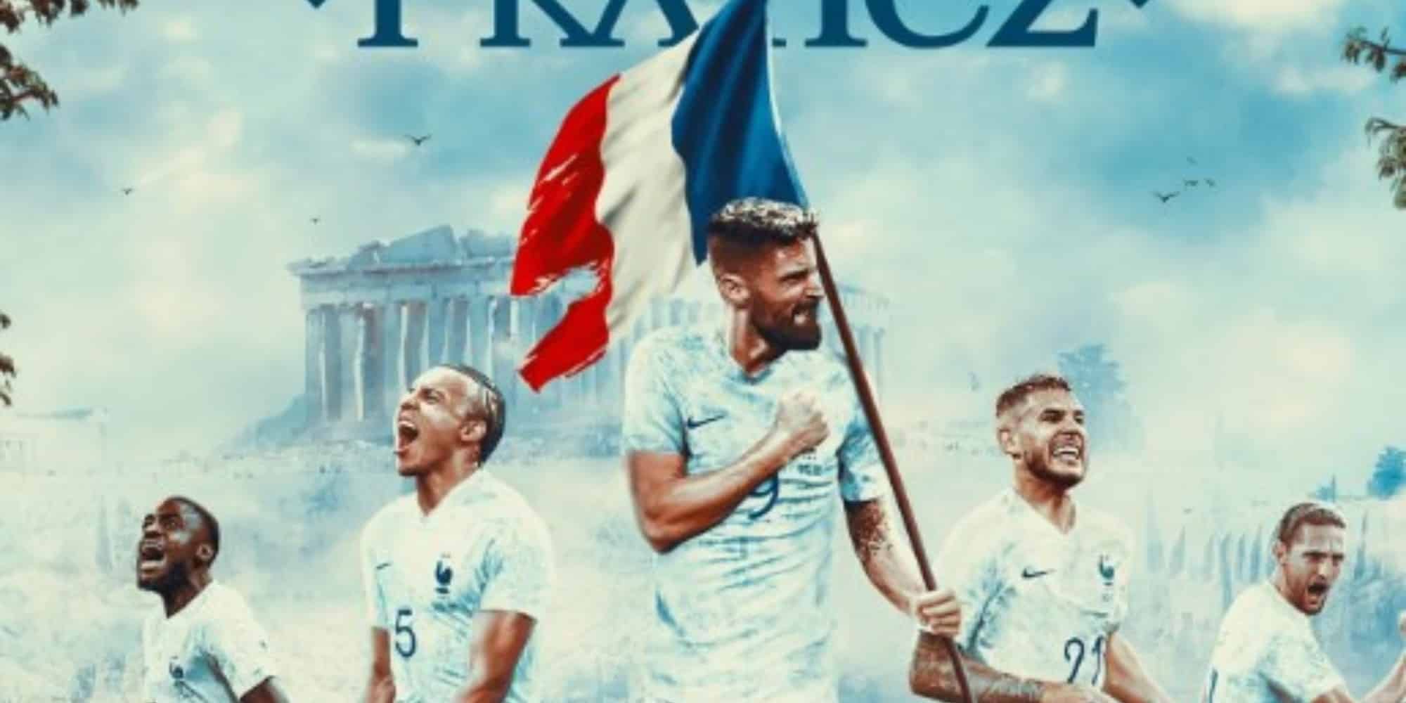 Η αφίσα της Γαλλίας για το ματς με την Εθνική