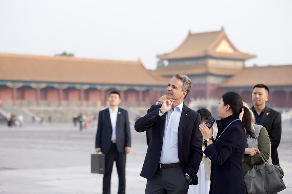 Στην Κίνα σήμερα ο Μητσοτάκης - Επισκέφθηκε την Απαγορευμένη Πόλη στο Πεκίνο (εικόνες)